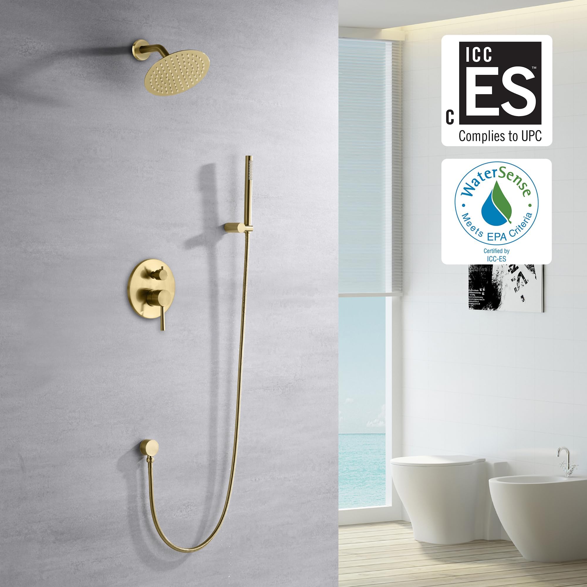 Afoxsos LAF0115S03 Showerhead-Bar-Panels - View #2