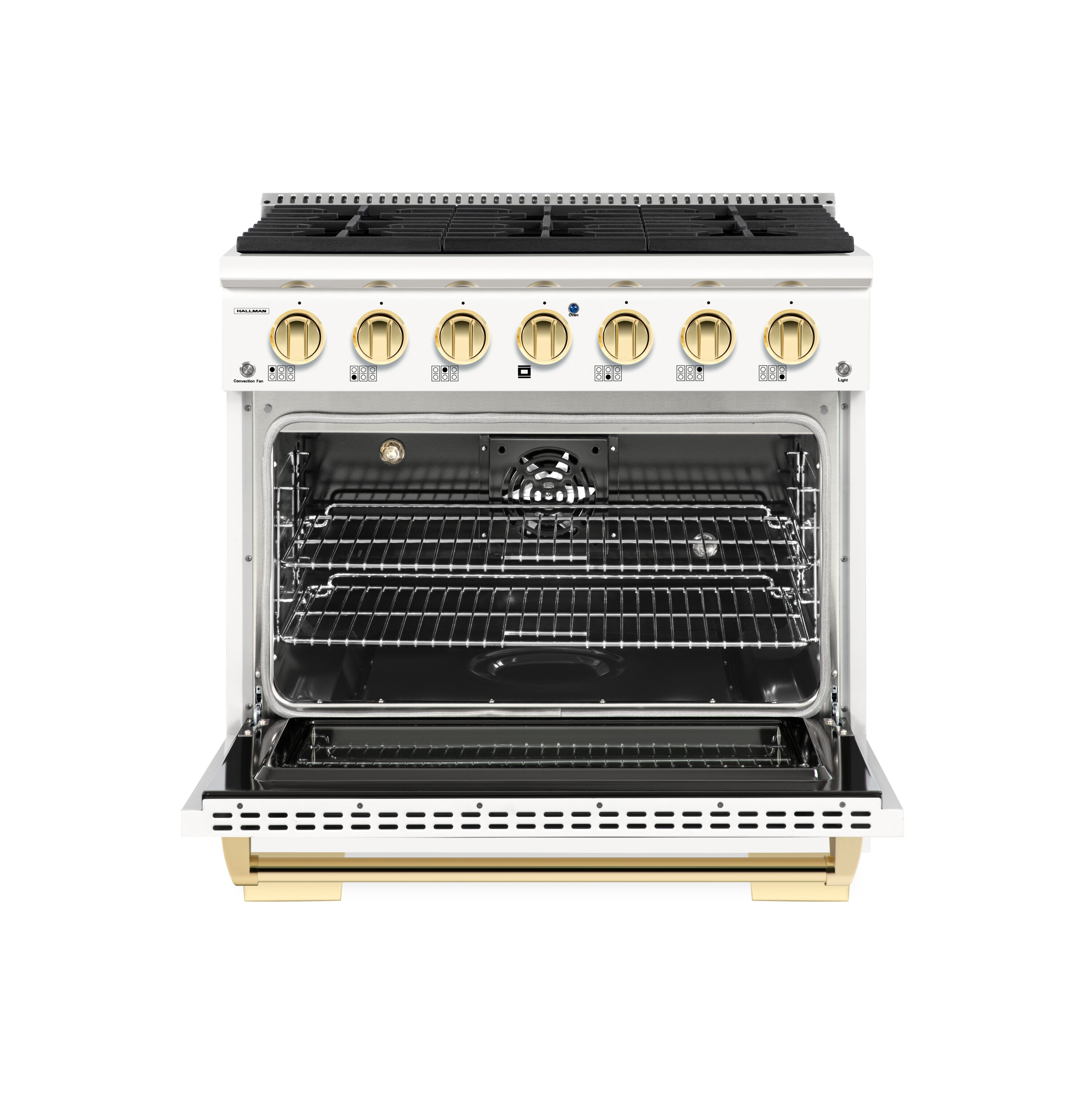 Hallman HBRG36BSWT Freestanding-Gas-Ranges - View #4