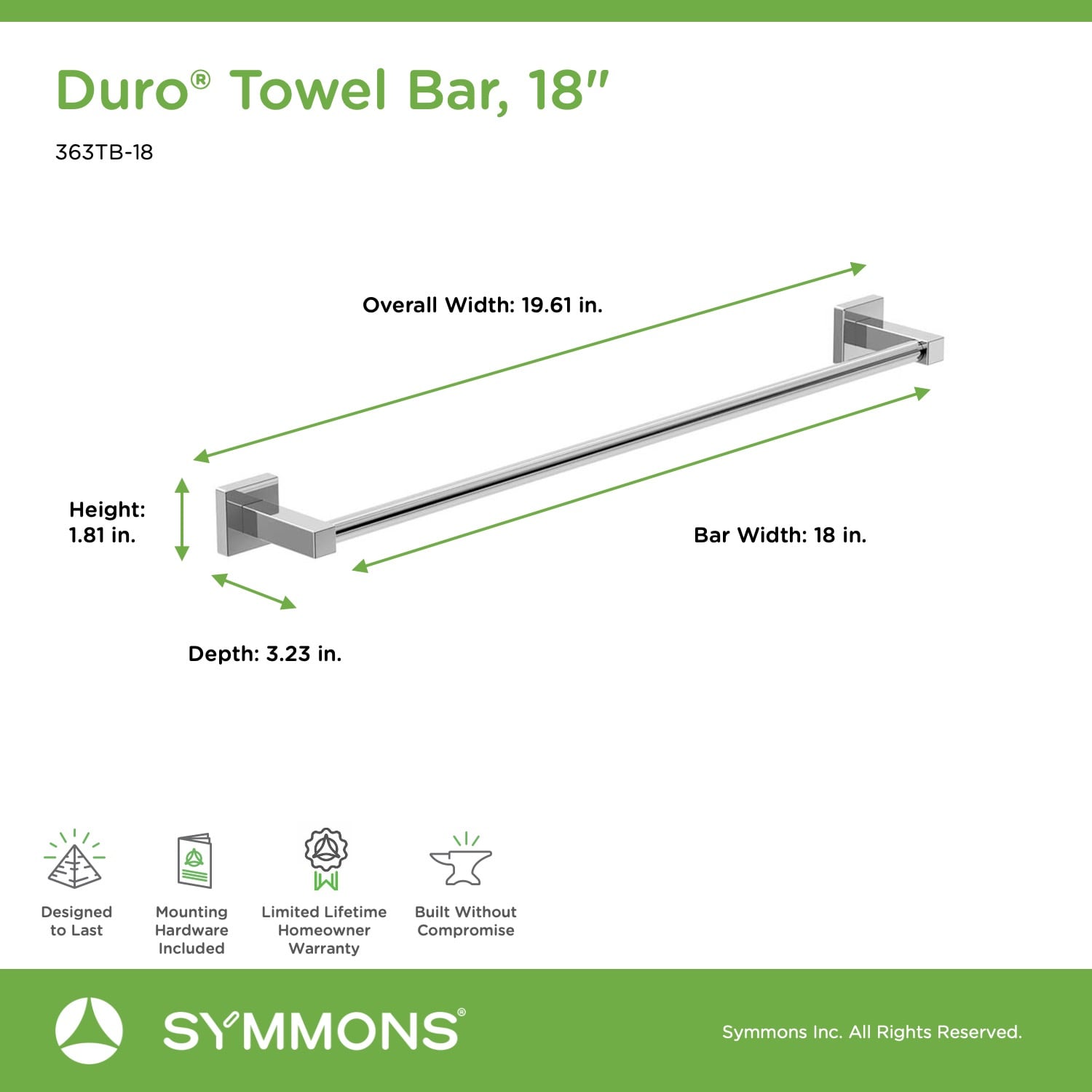 Symmons 363TB-18 d060350 - View #5