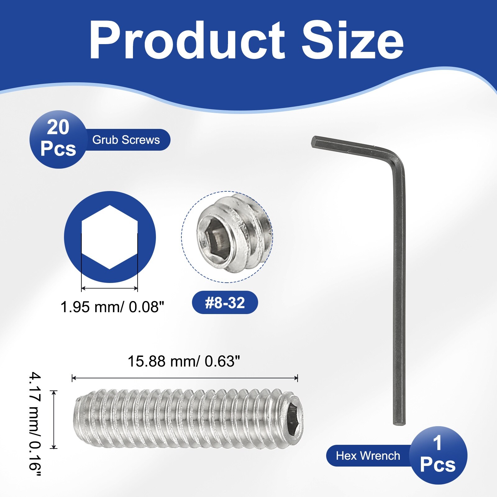 PATIKIL S26072000UX3277 Metric-Machine-Screws - View #2