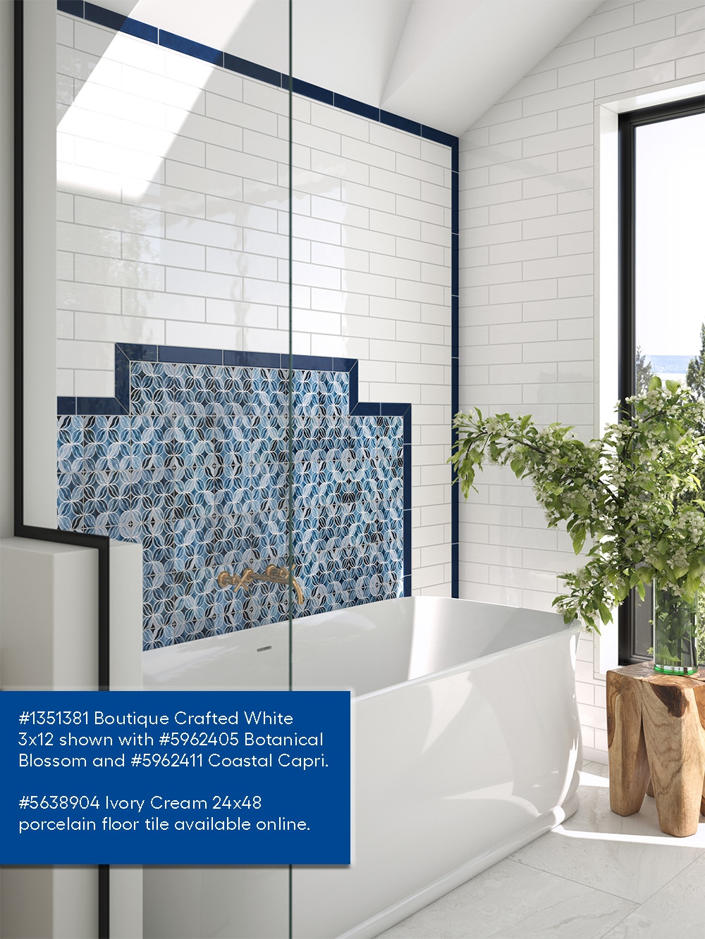 Boutique Ceramic LWBOUT0312WHITE Ceramic-Tile - View #5