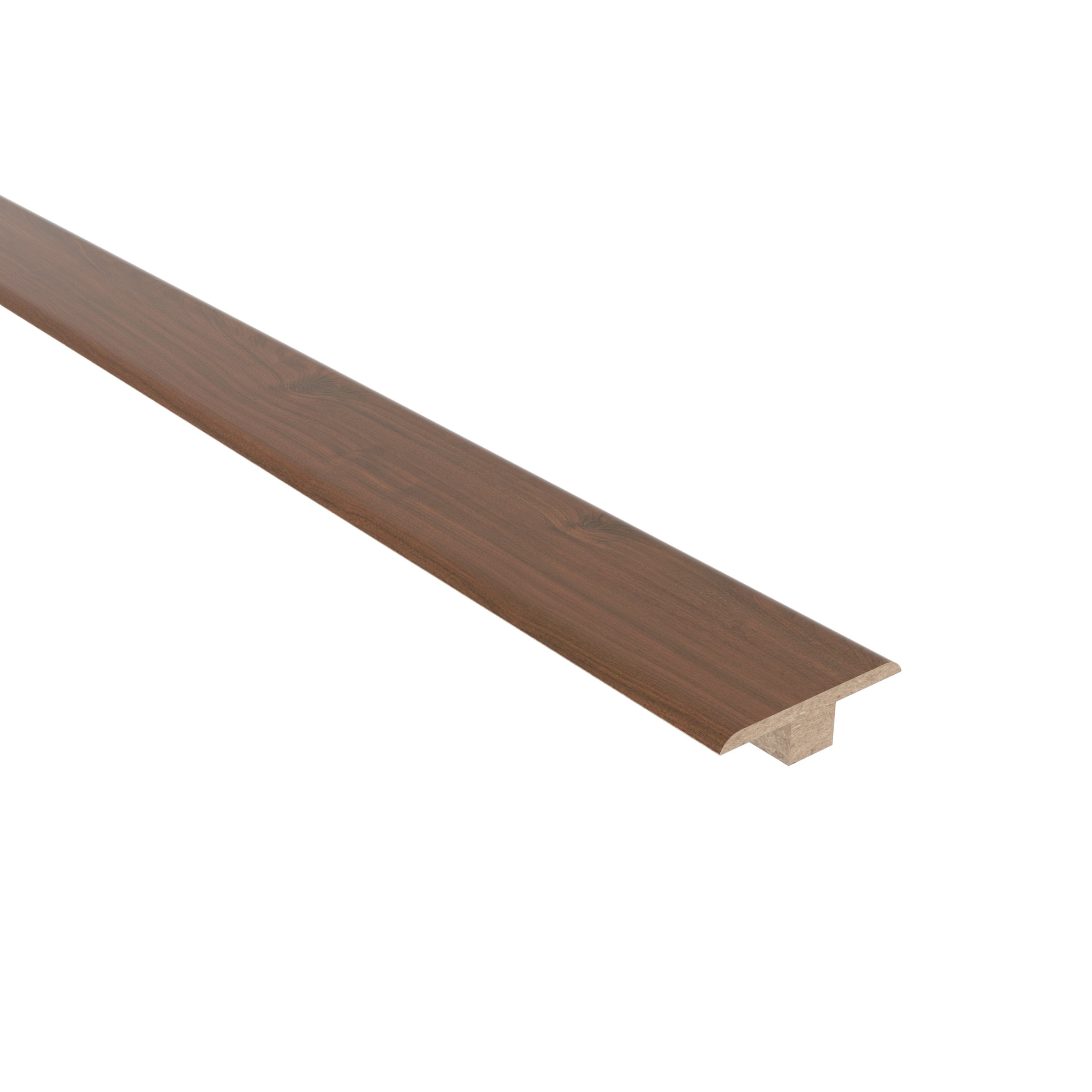 CALI 7704000919 Santa Cruz Old Mission Umber Prefinished 0.47-in T x 1.77-in W x 72.83-in L MDF T-moulding