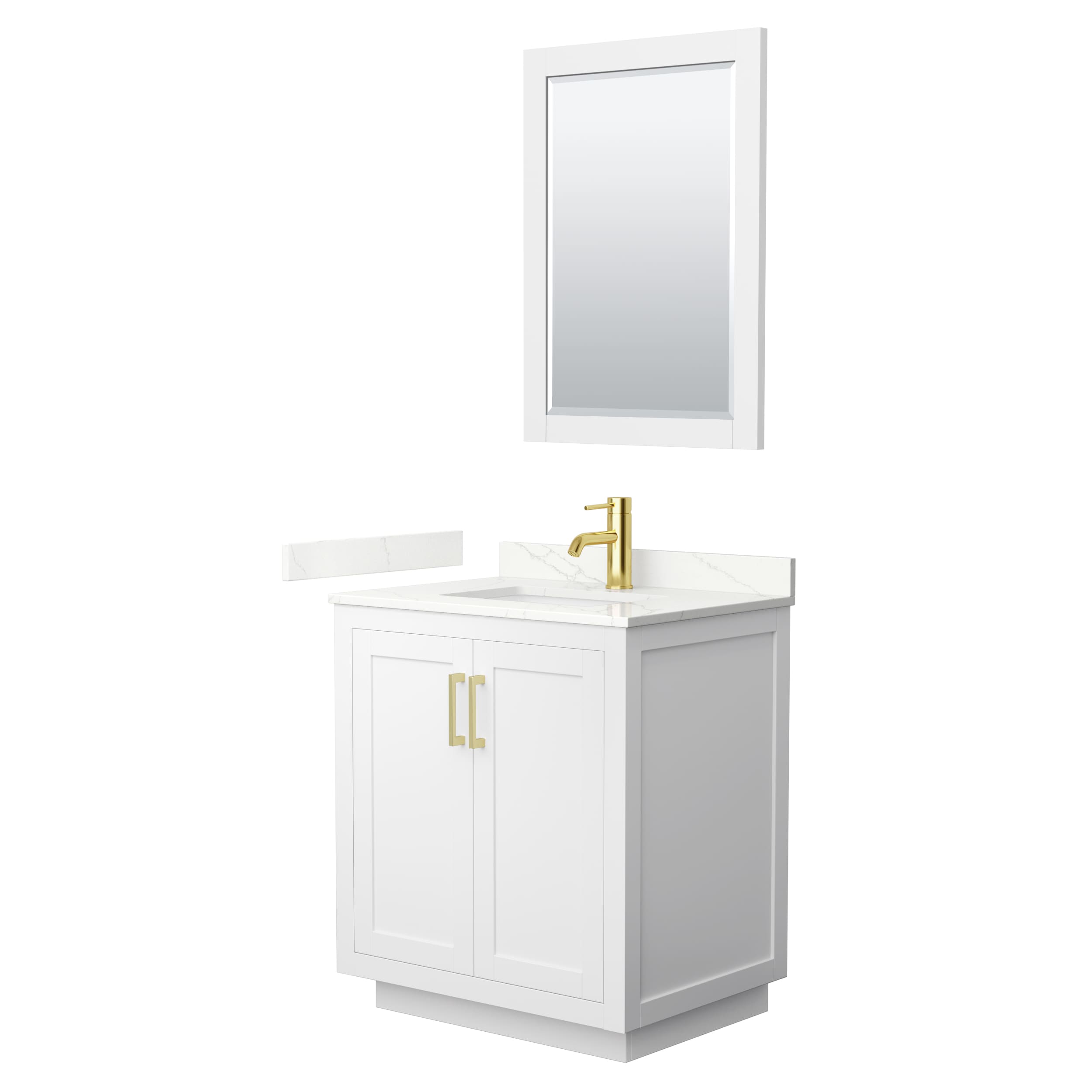 Wyndham Collection WCF292930SWGGTUNSM24 Bath-Vanity-Combo - View #2