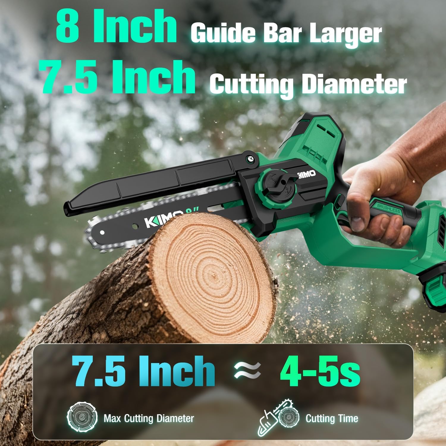 KIMO KIMO-26815-4AX1 Cordless-Chainsaw - View #7
