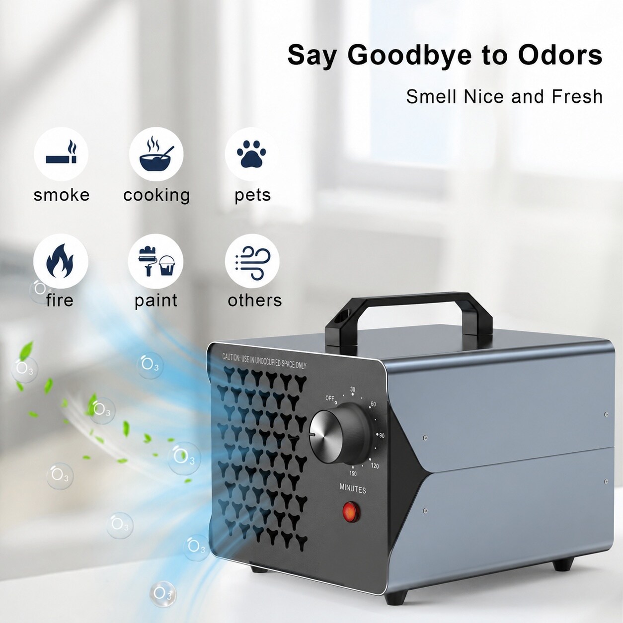 Afoxsos Ozone Generator 83000mg High Output Ozone Machine for Home ...