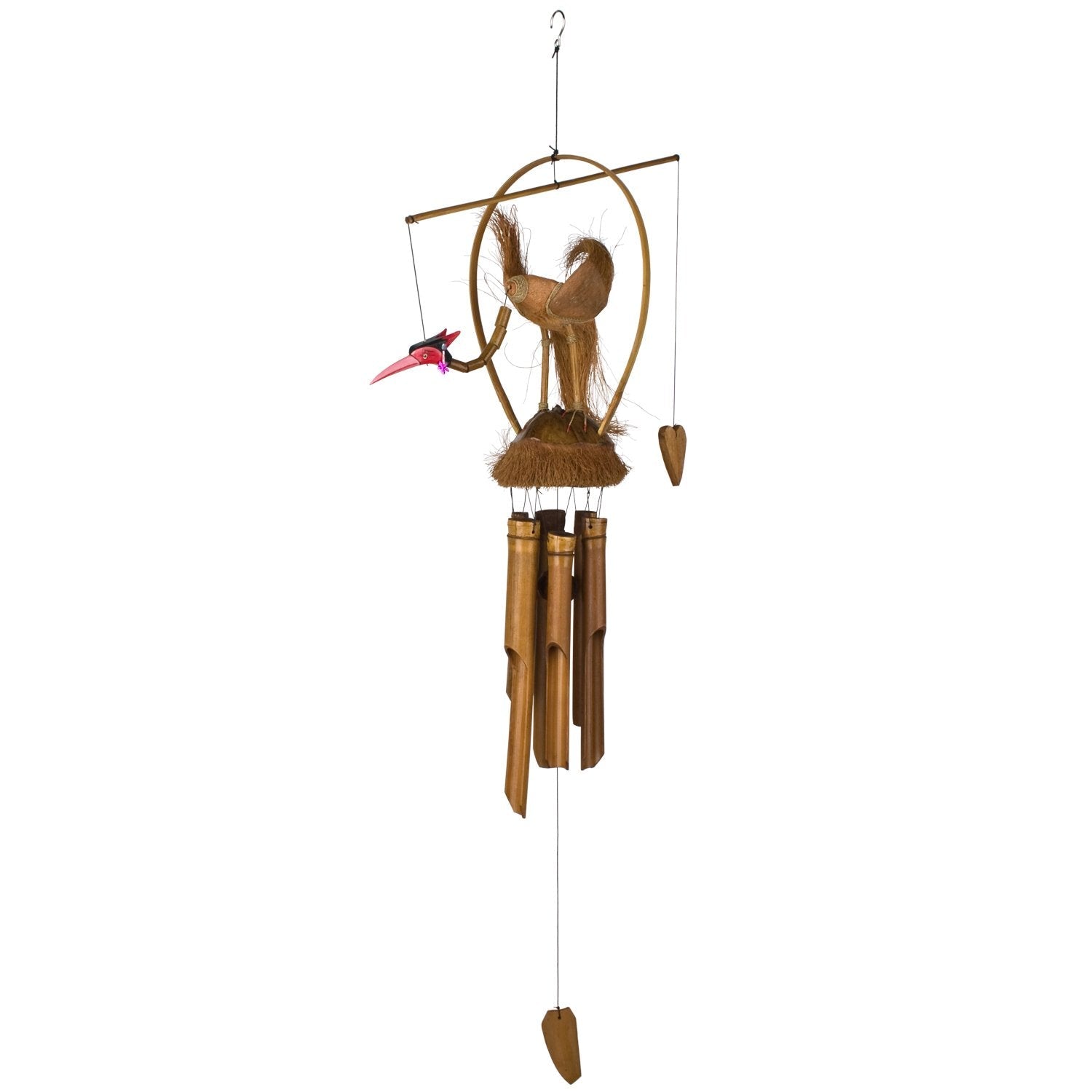Woodstock Chimes CGL444 37-Inches Bamboo Wood Wind Chime