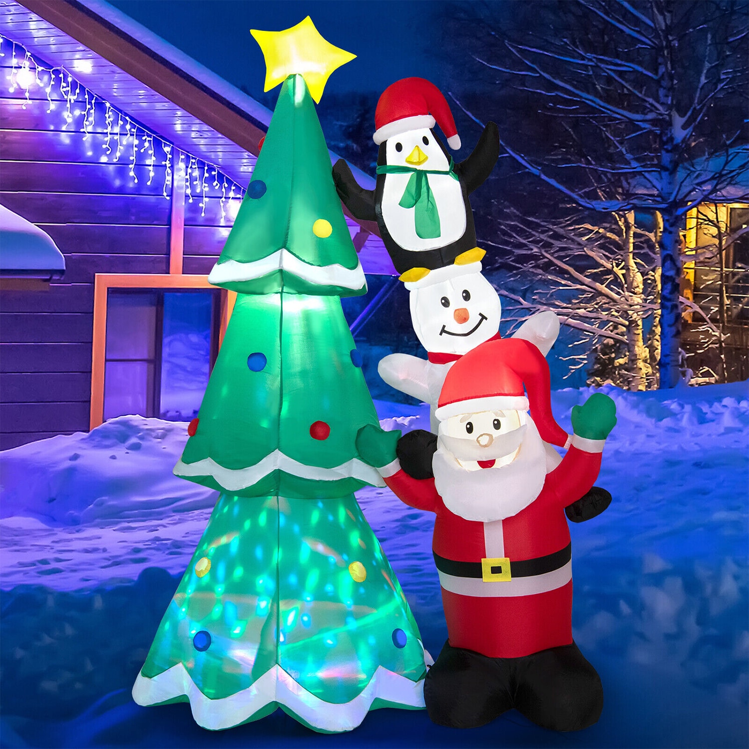 WELLFOR HYZ24087US Christmas-Inflatables - View #8