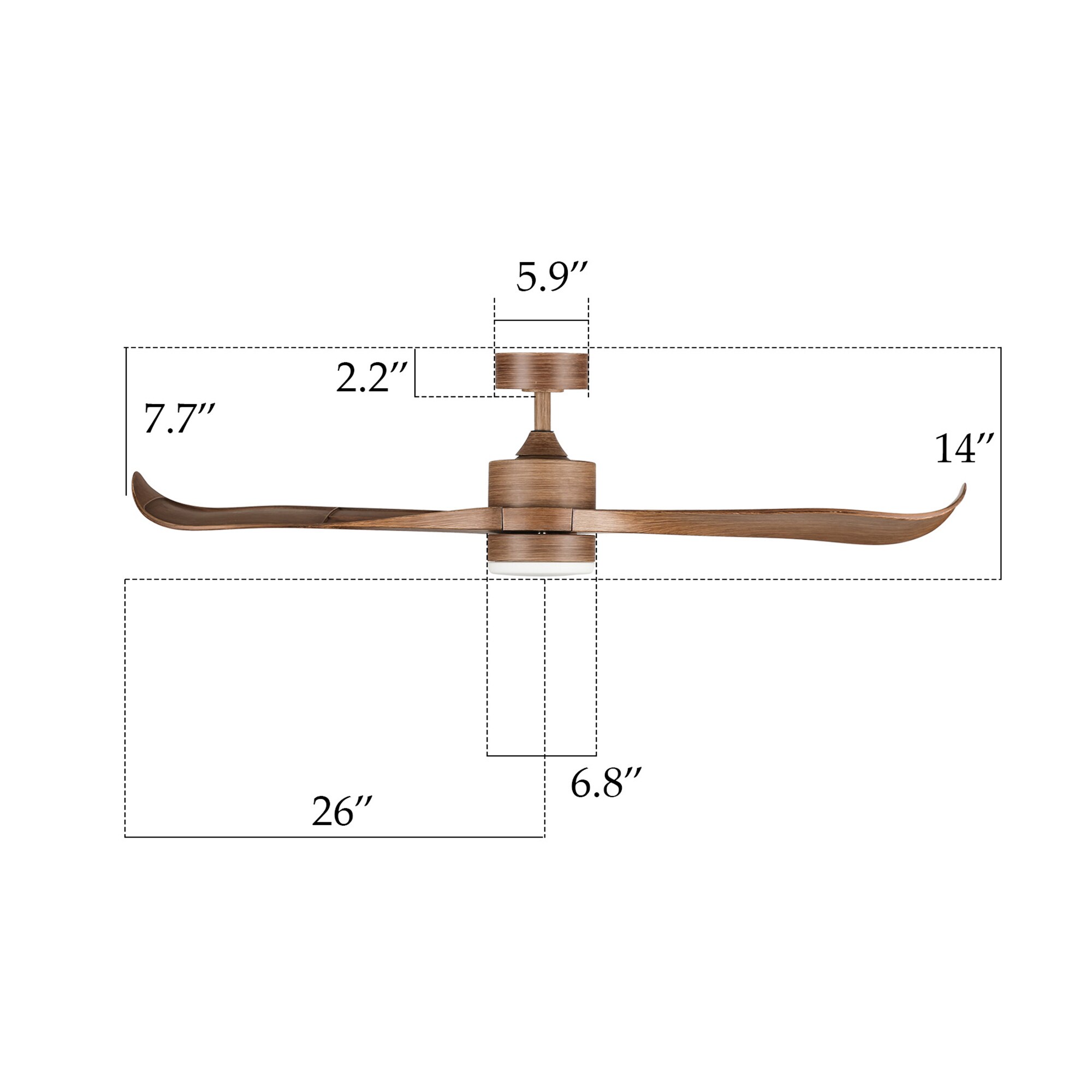 CO-Z CFN-1054-NW Ceiling-Fans - View #8