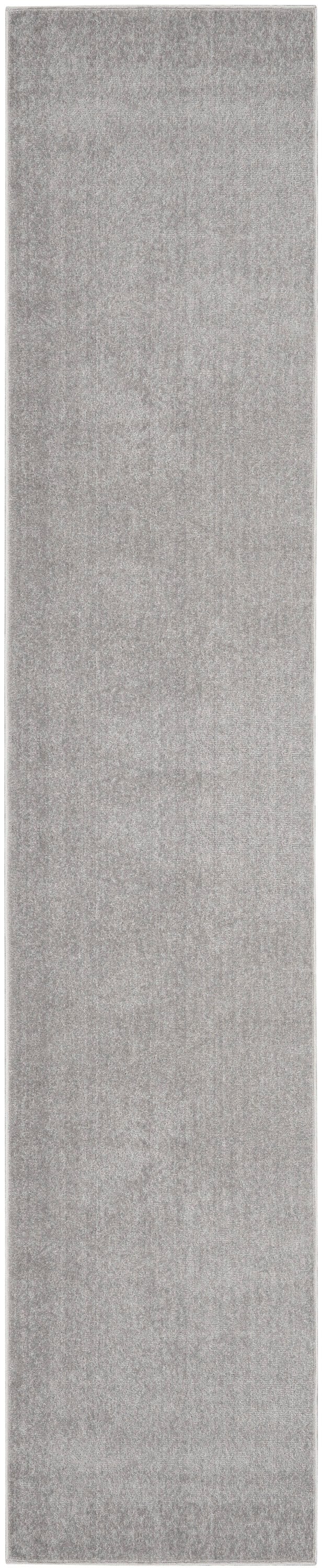 Silver Grey 2'2" x 20' Power-Loomed Runner Rug