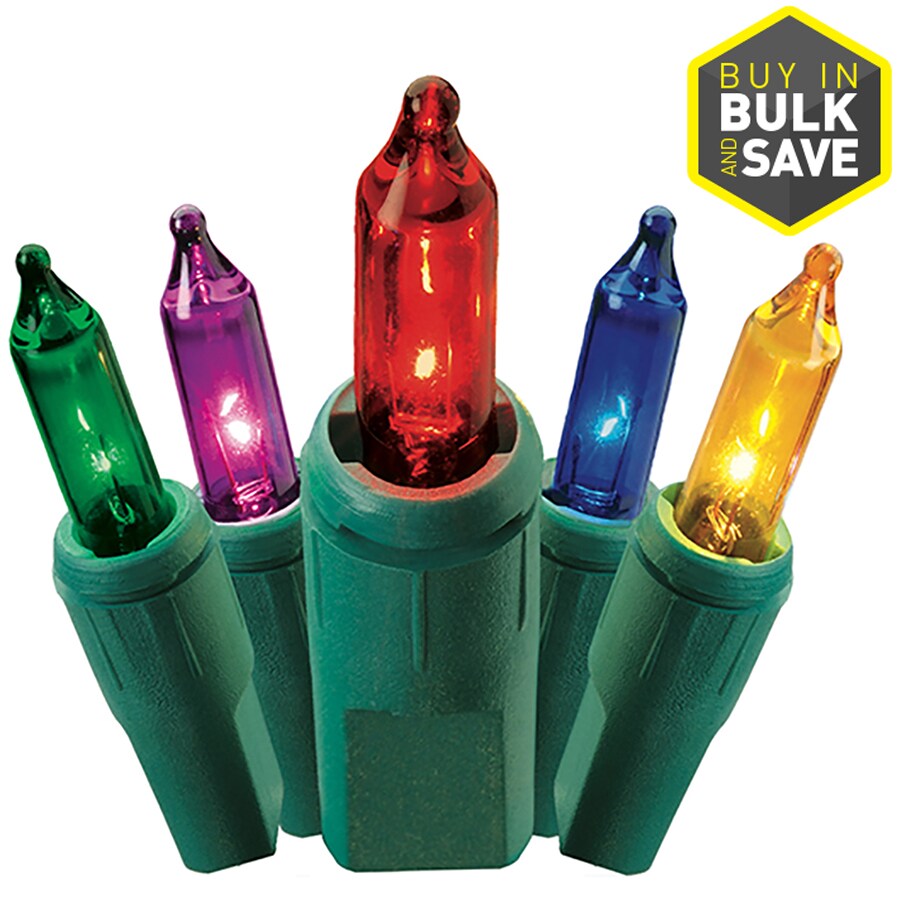 GE 80275LO Pro-Line 300-Count 86.9-ft Multicolor Incandescent Plug-In Christmas String Lights