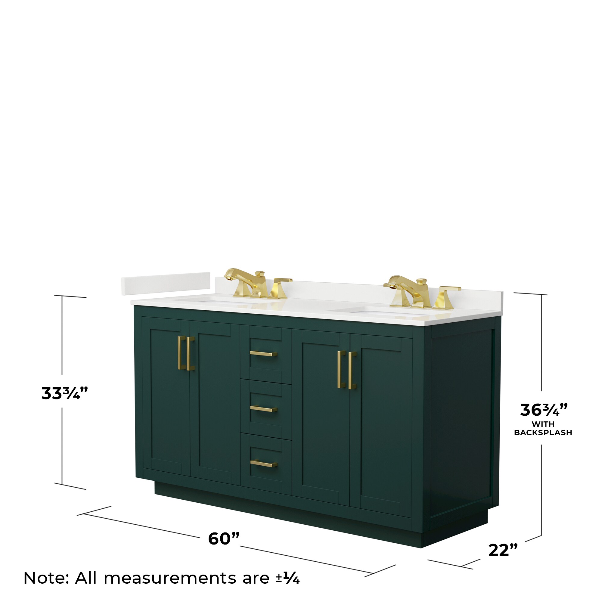 Wyndham Collection WCF292960DGDWQUS3MXX Bath-Vanity-Combo - View #5