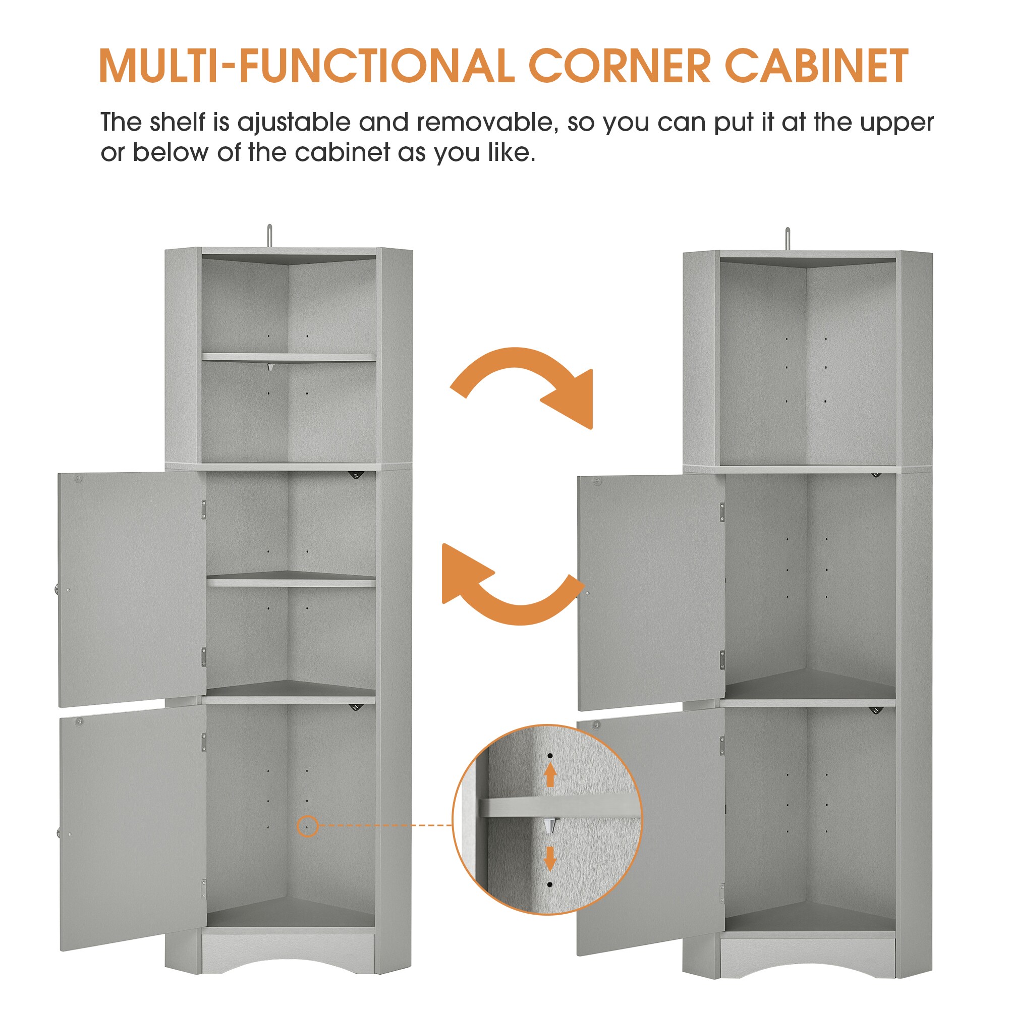ModernLuxe L3P-WF293800AAG Bathroom-Wall-Cabinets - View #4