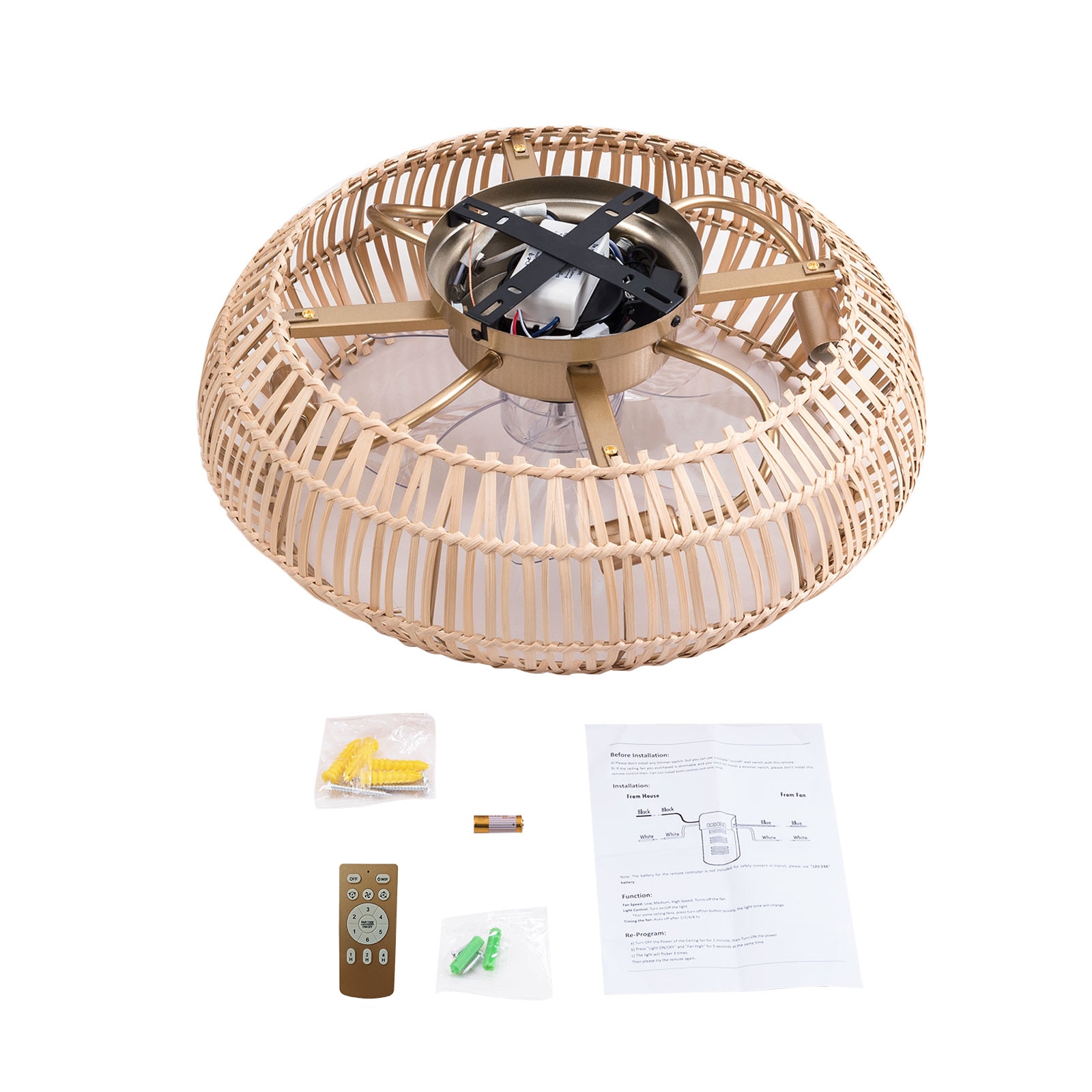 Oukaning HG-HCXLST-3860-US Ceiling-Fans - View #9