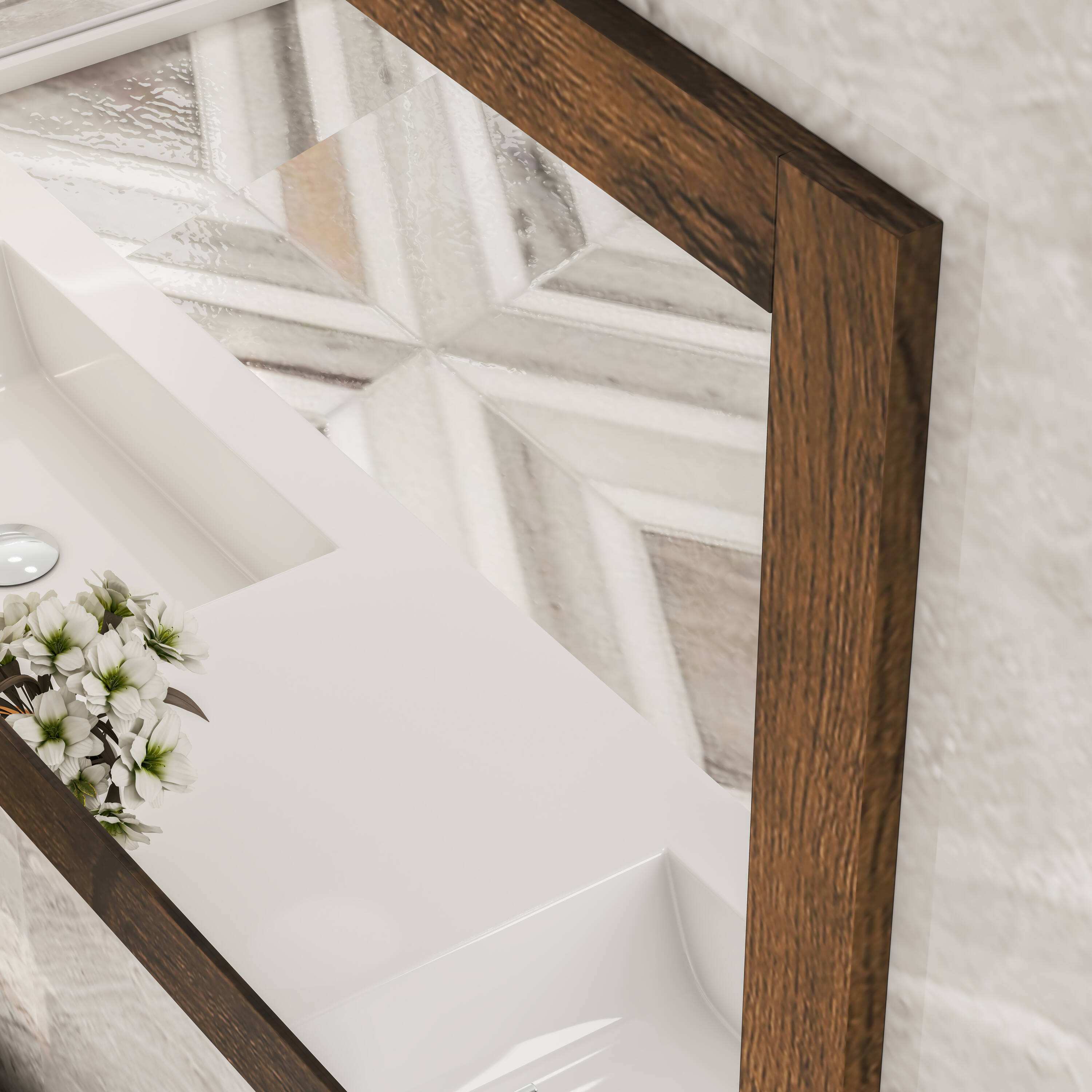 Eviva EVMR-72X30-RSWD Decor-Mirrors - View #5