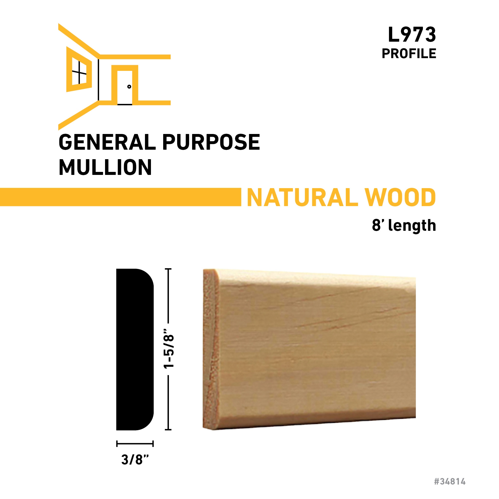 RELIABILT L 973 8PINE Window-Door-Casings - View #3