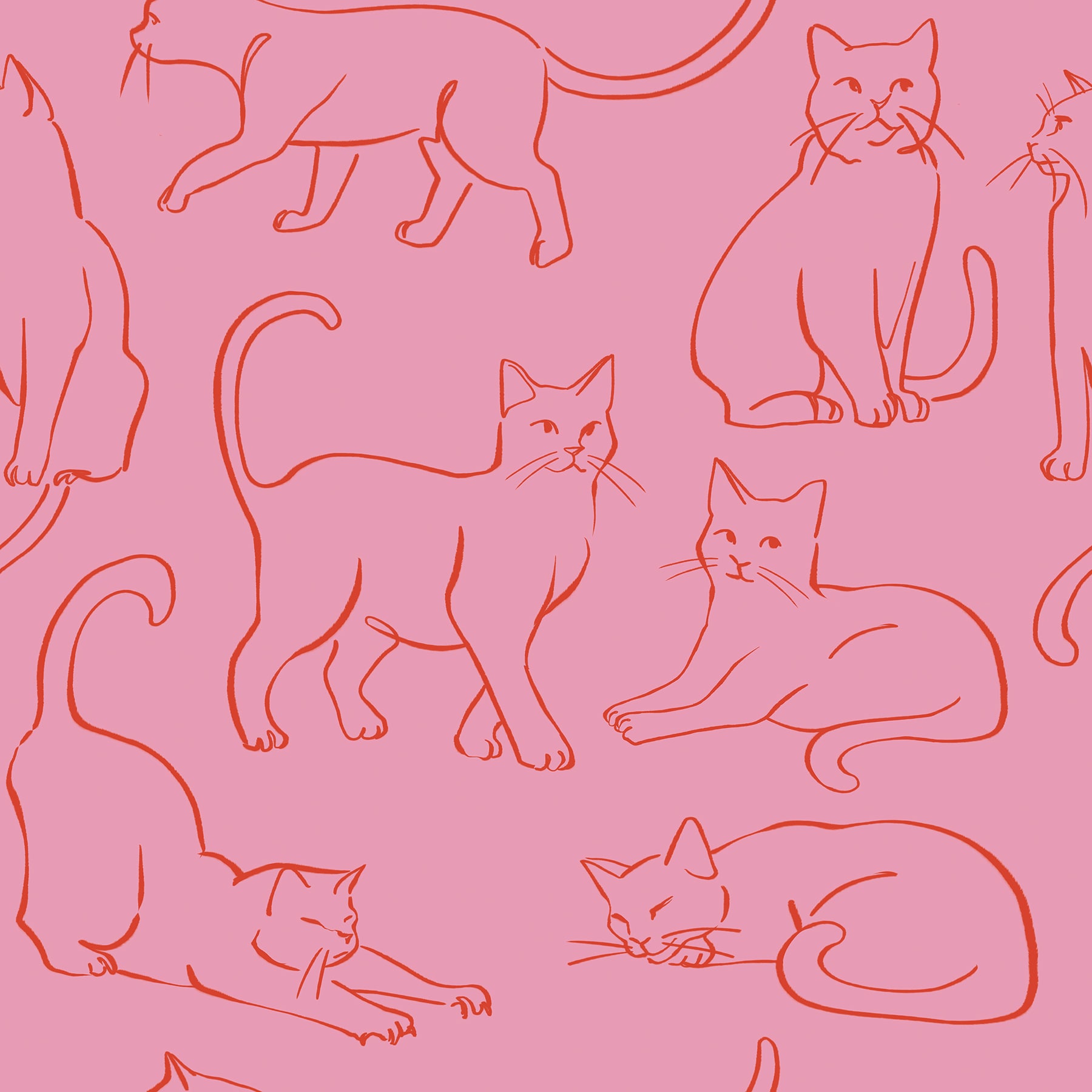 RoomMates 30.8-sq ft Pink Vinyl Novelty Self-adhesive Peel and Stick Wallpaper