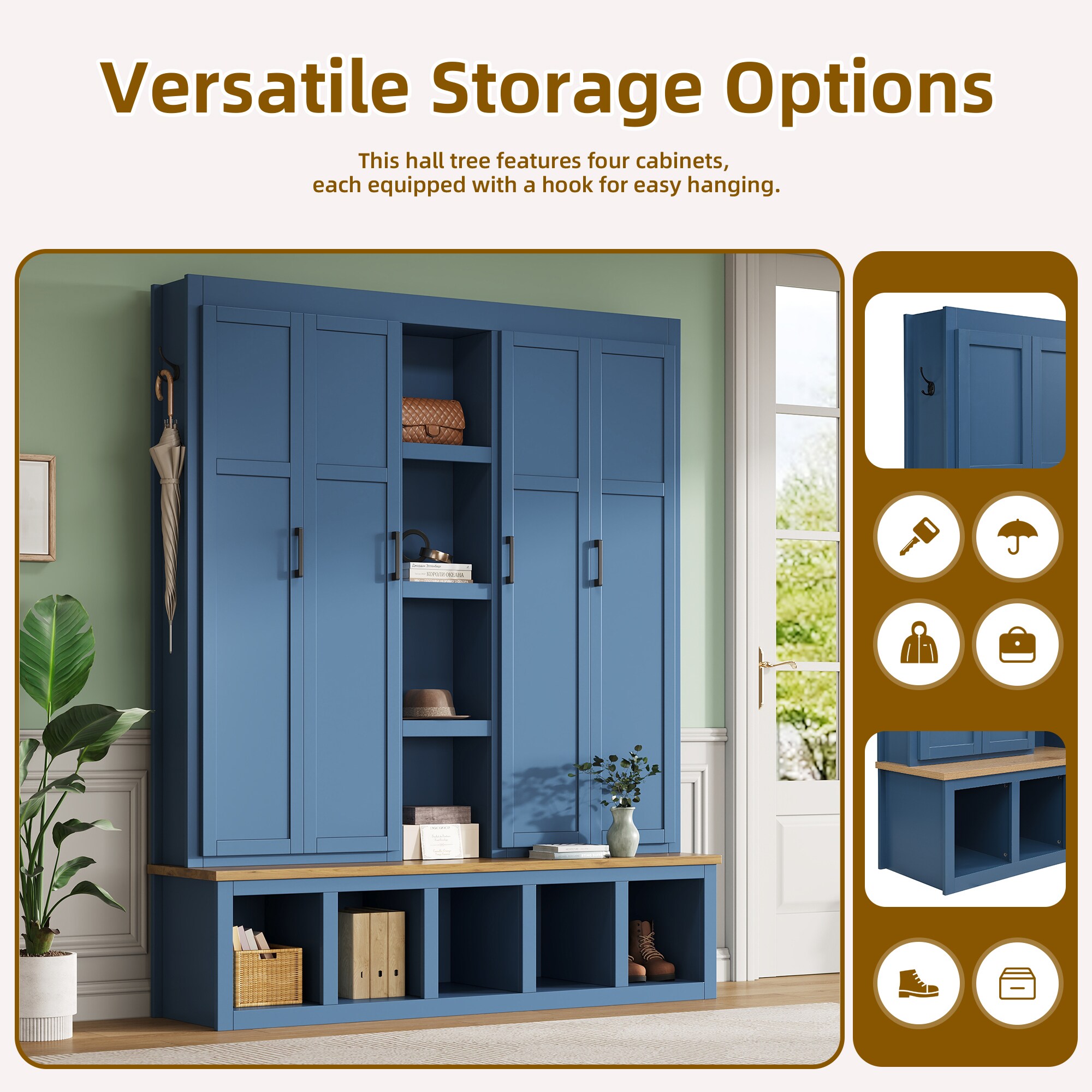 Bybafun YA2500183 Hall-Trees - View #15