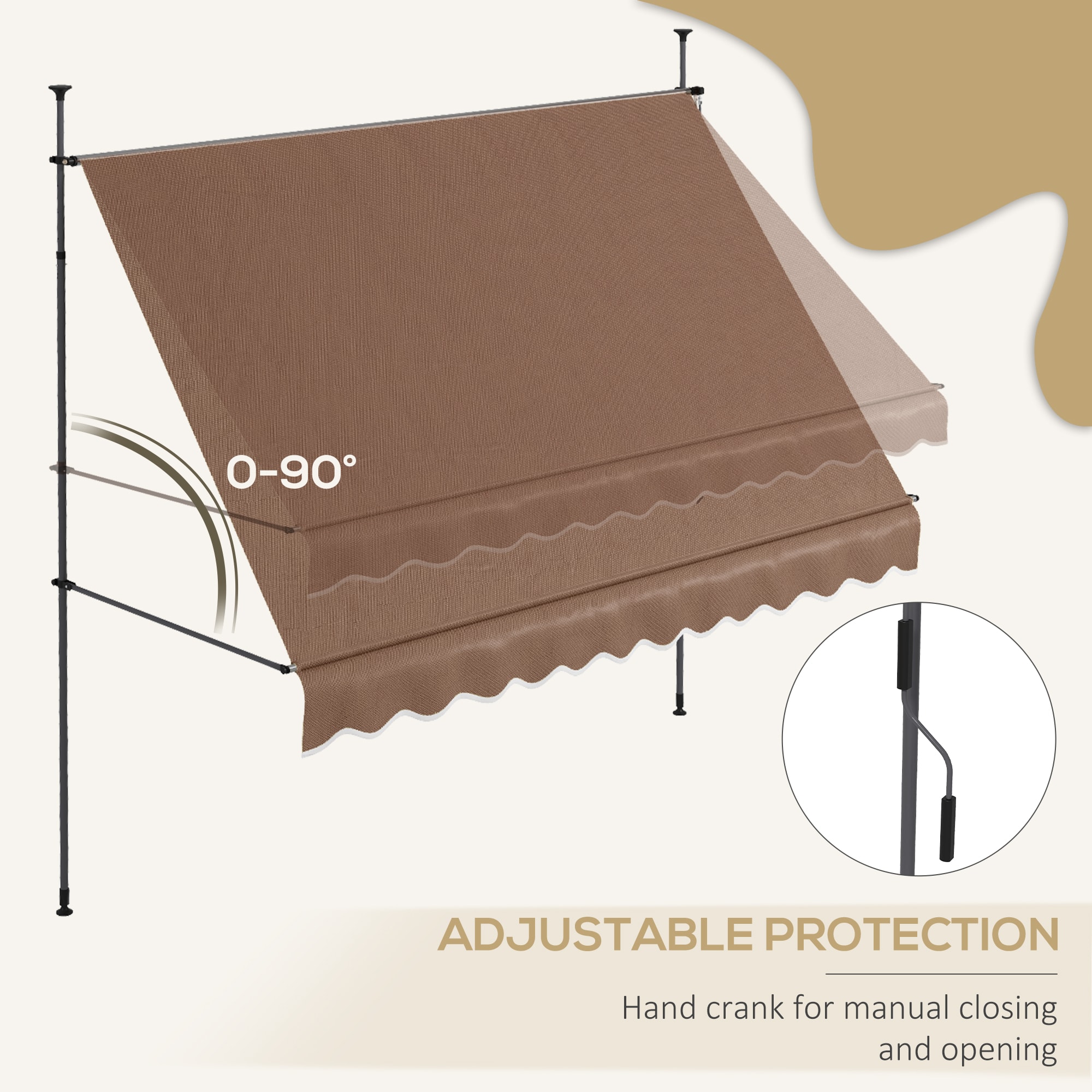 Outsunny 840-262V03CF awnings - View #6
