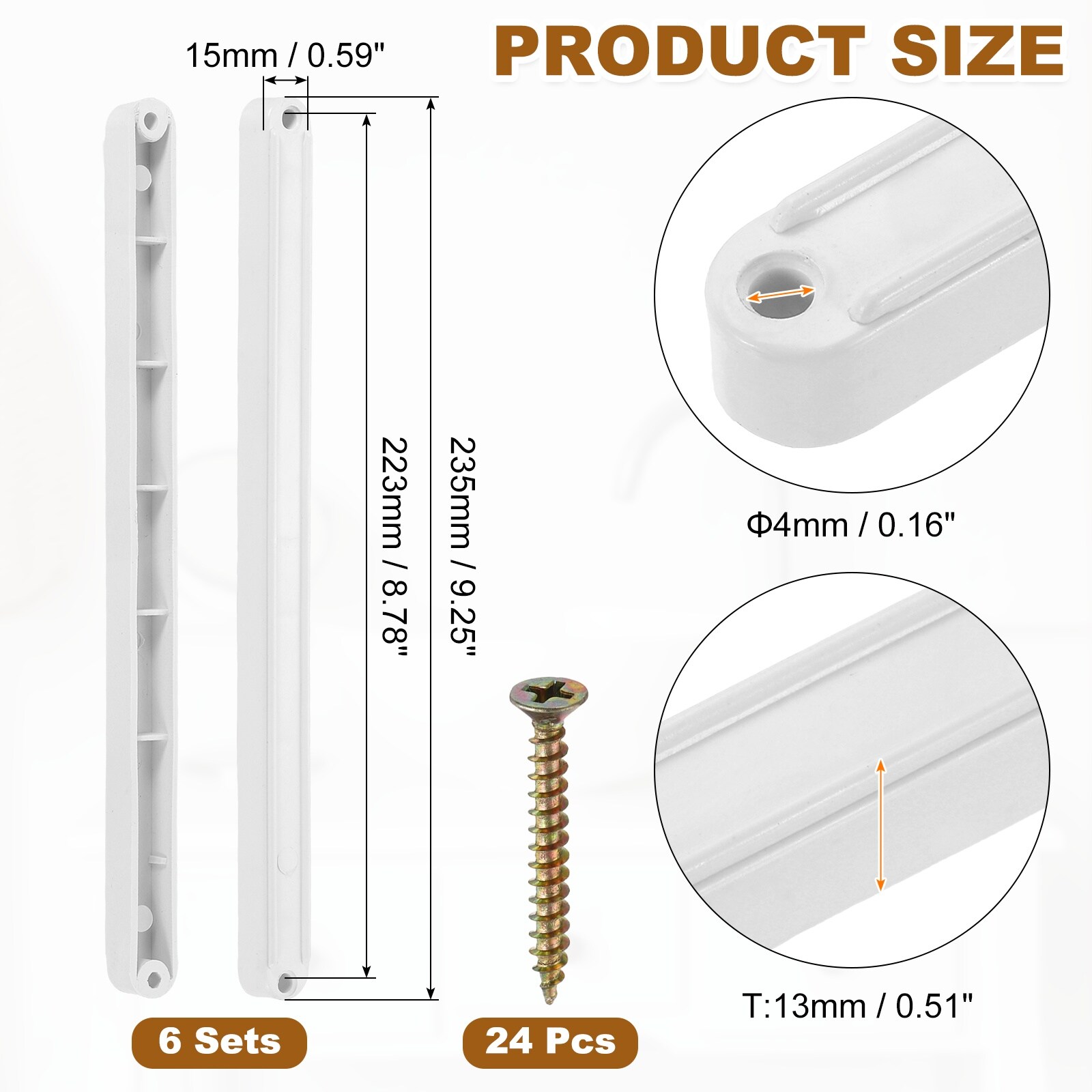 Unique Bargains S26062400UX5839 Drawer-Slides - View #2