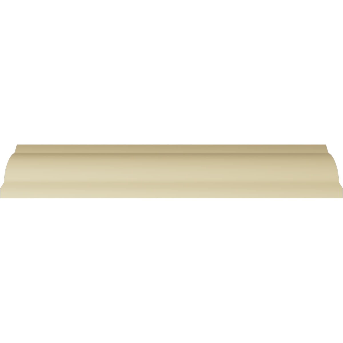 White Primed Urethane Crown Moulding, 94.5 inches