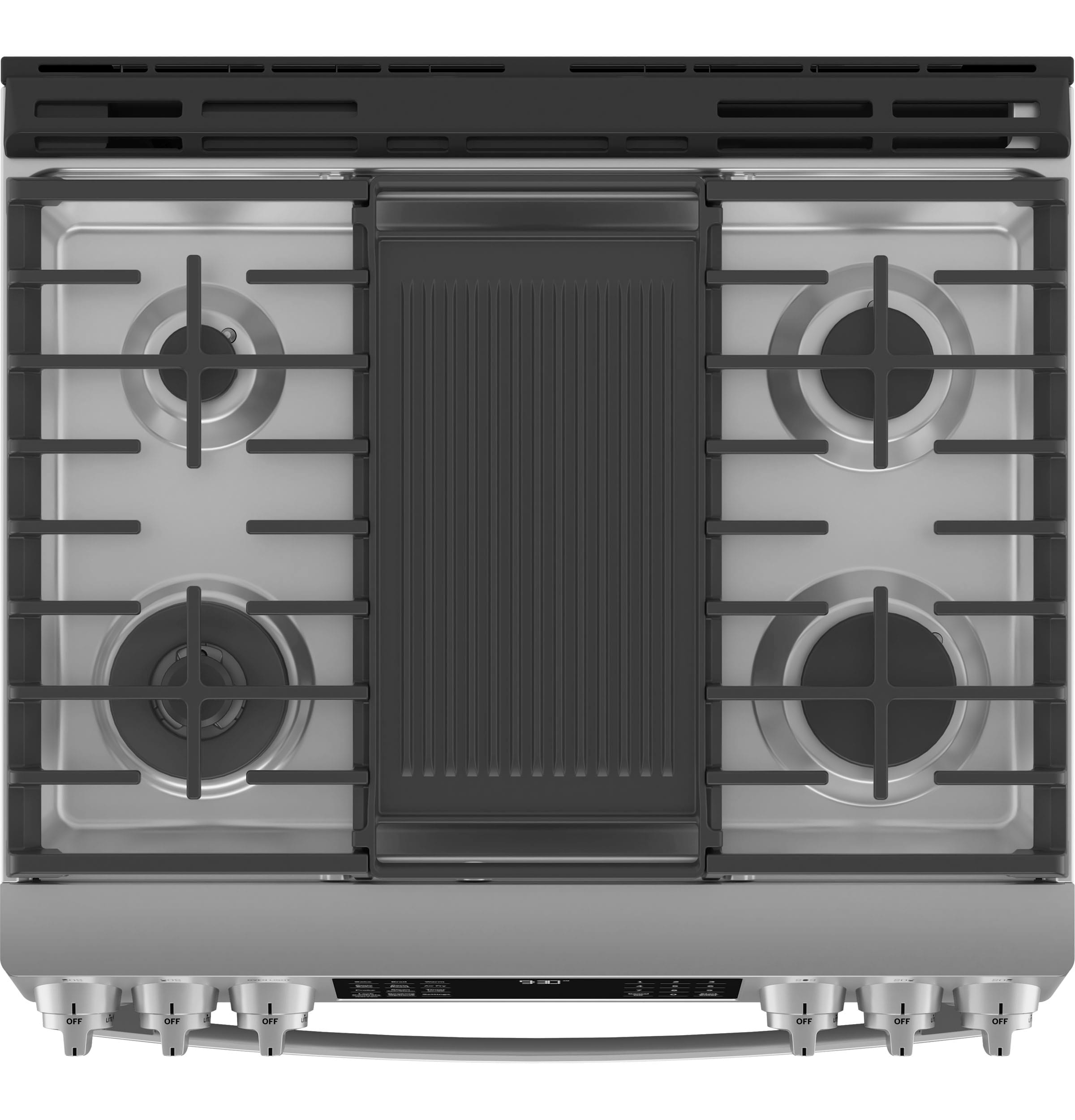 GE Profile 5.6 Cu. Ft. Smart Free-Standing Gas Range and 2.1 Cu. Ft.  Over-the-Range Sensor Microwave Oven in Fingerprint Resistant Stainless  Steel
