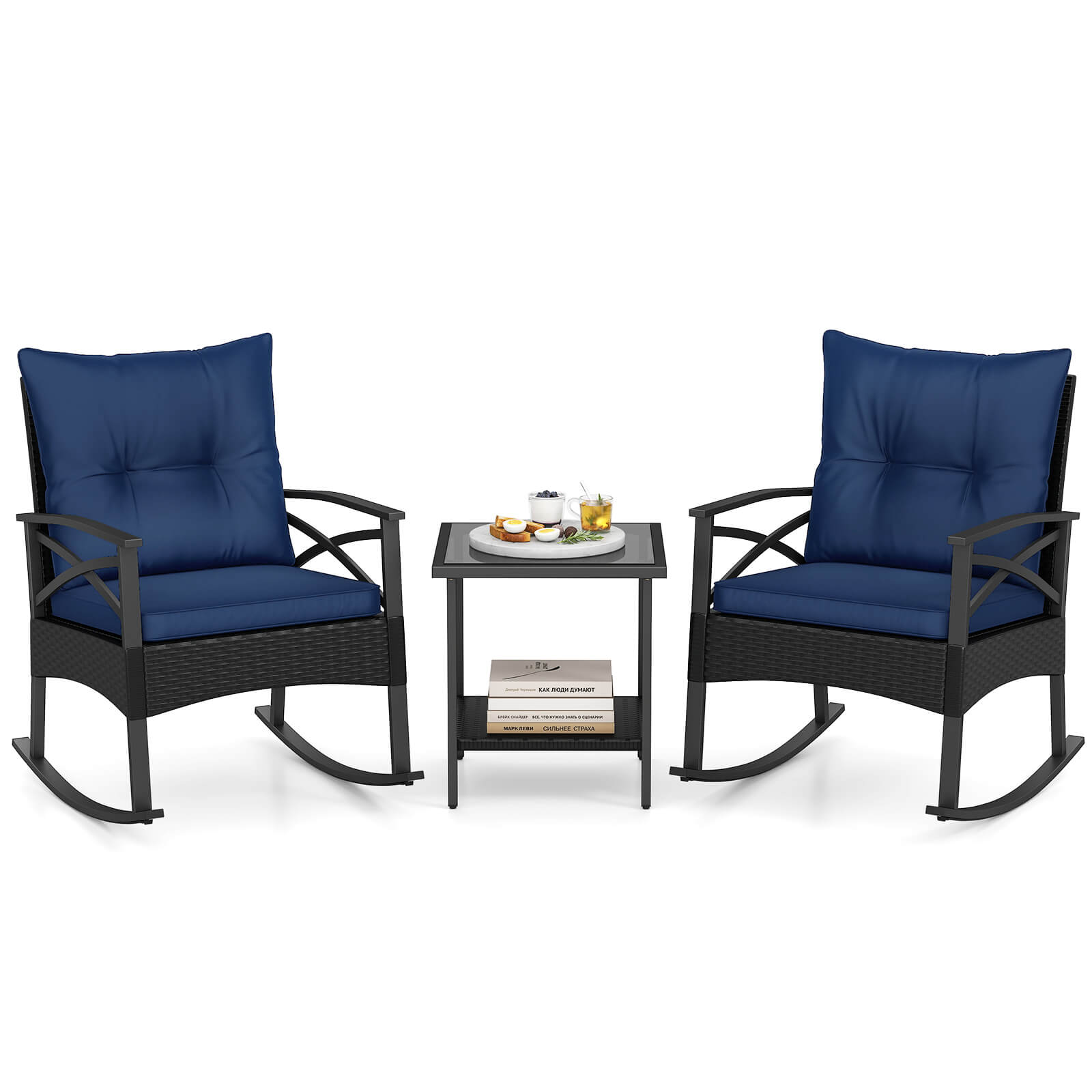 Costway CSHY006280 Patio-Conversation-Sets - View #2