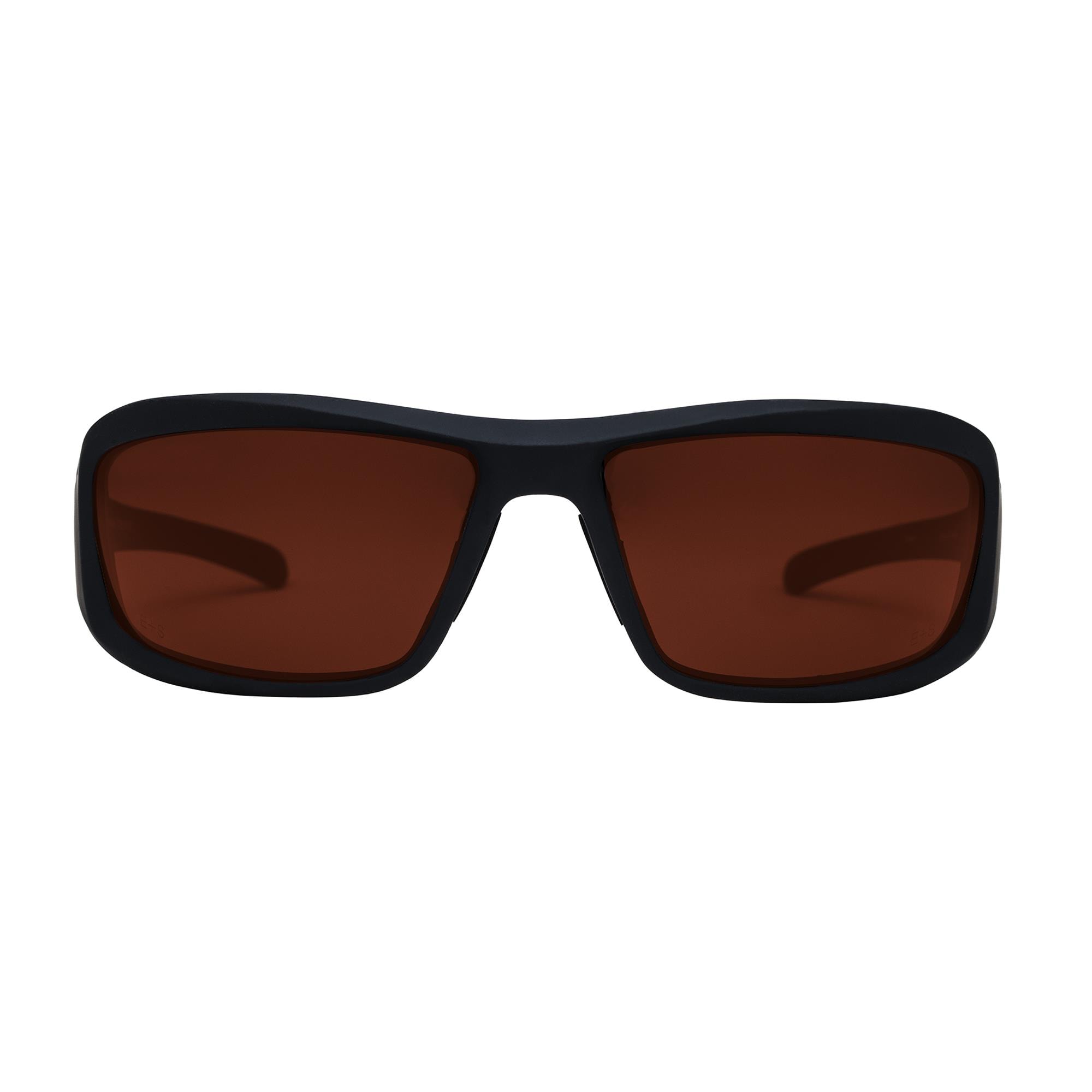 Edge Brazeau Polarized Safety Glasses — Copper/Black