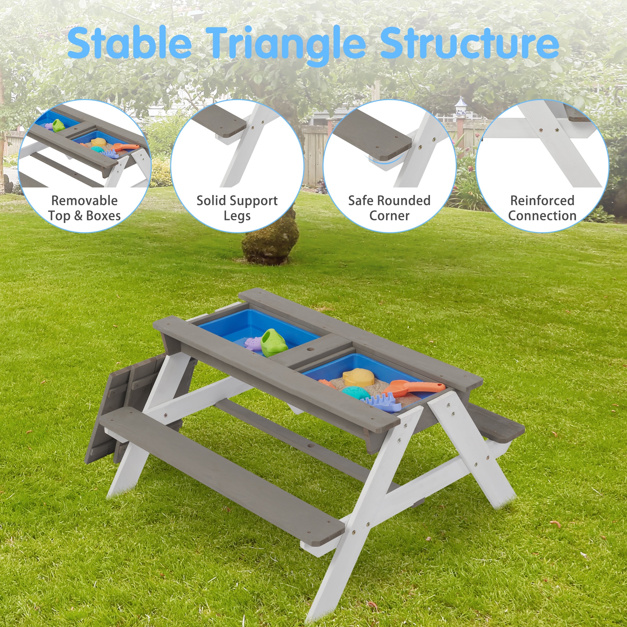 ModernLuxe L-W1390104709 Picnic-Tables - View #2