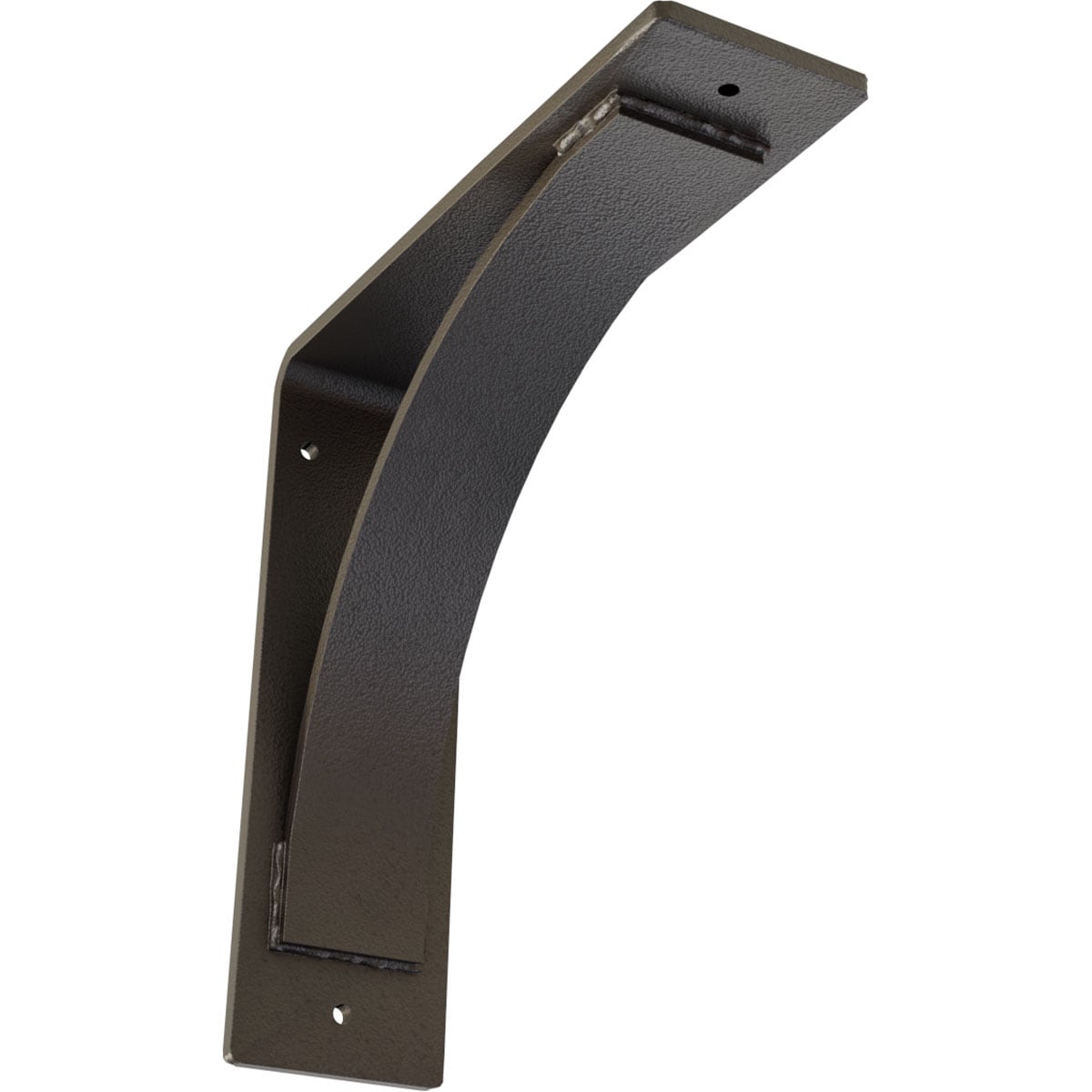 Ekena Millwork BKTM03X10X10MOHDB Morris Morris 10-in x 3-in x 10-in Bronze Steel Mounting bracket