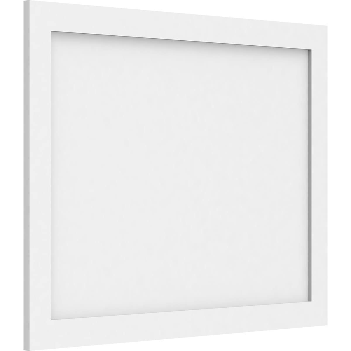 Ekena Millwork WALP32X24X062CNL 32-in x 24-in Smooth Paintable/Stainable White PVC Fretwork Wall Panel (