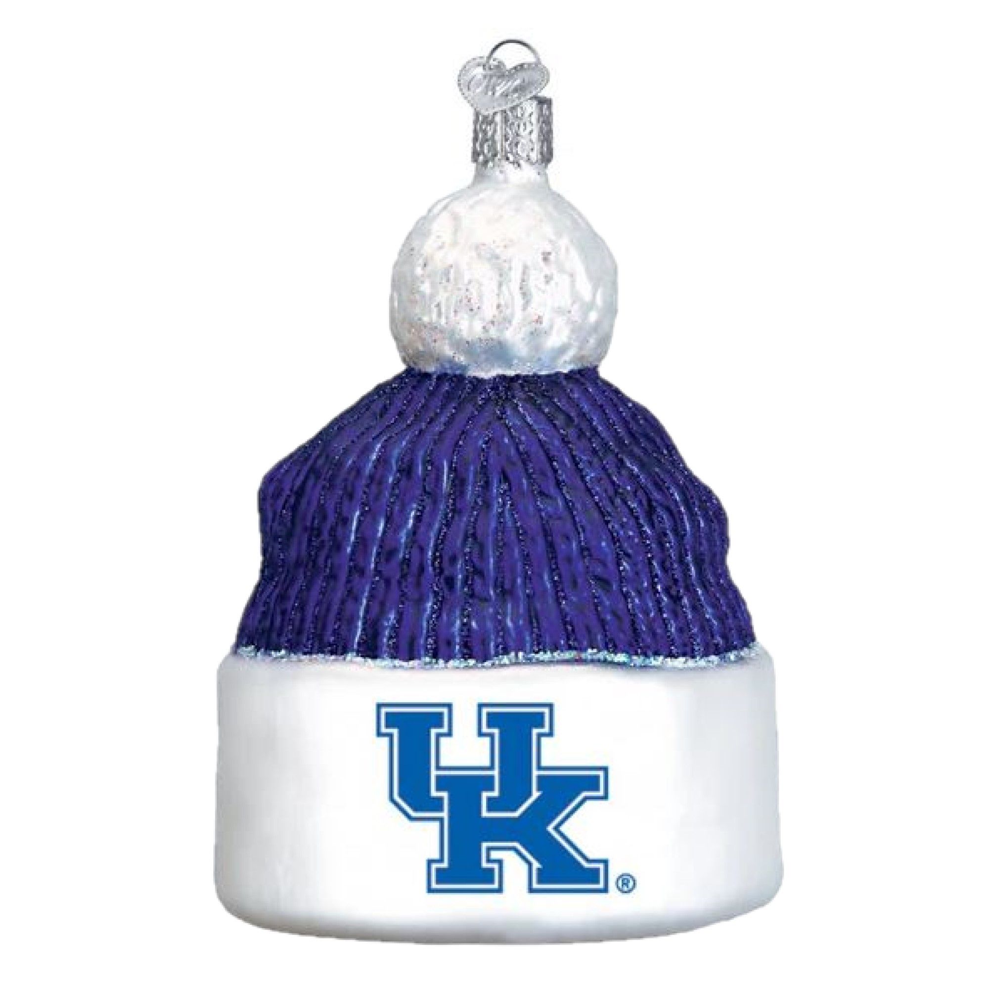 Old World Christmas 729343625144 Blown Glass Ornament for Christmas Tree - Kentucky Beanie