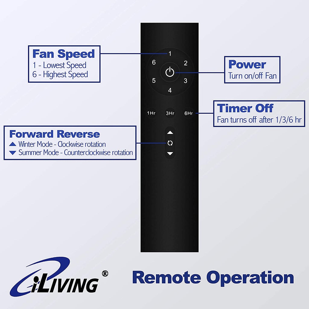 iLIVING ILG8CF56W Ceiling-Fans - View #6
