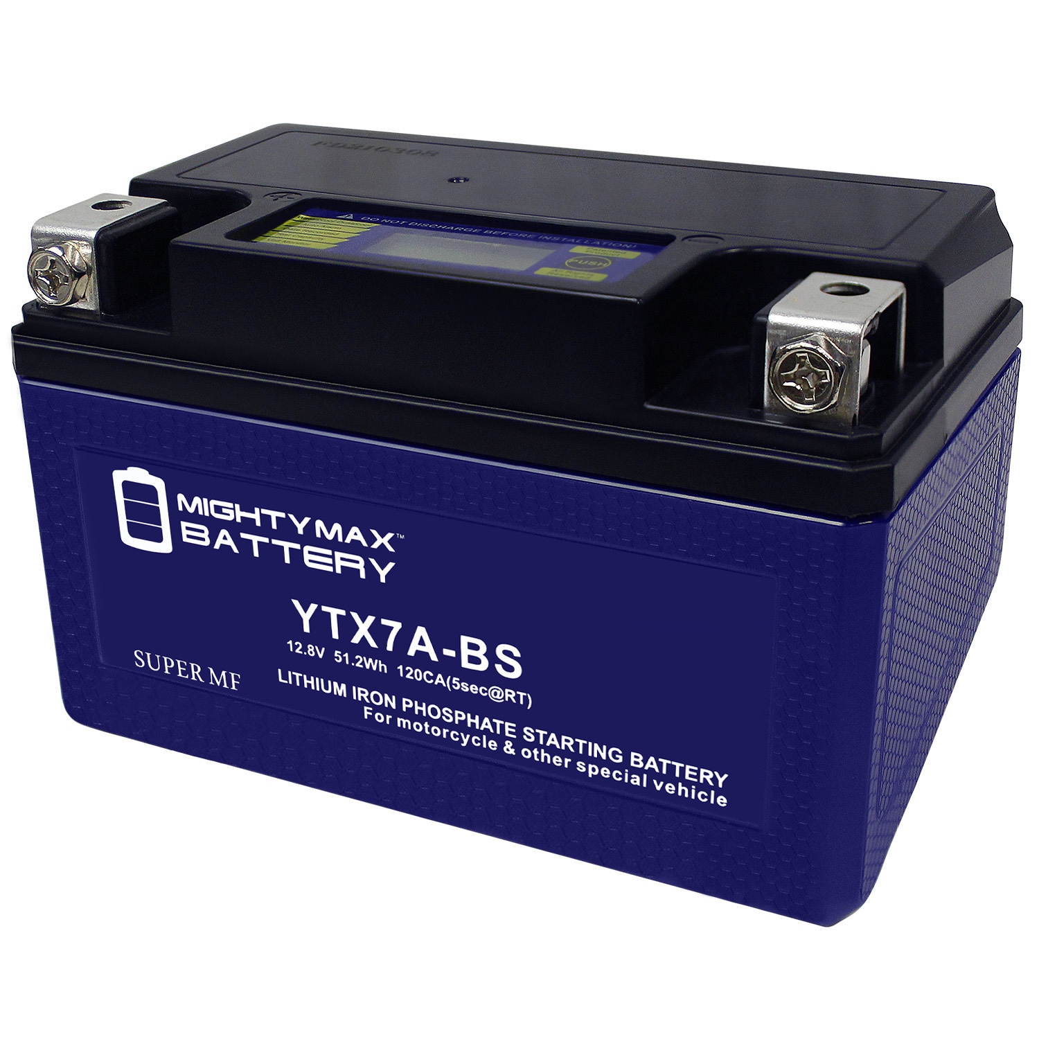 Mighty Max Battery MAX3926757 Lithium Battery for Motorcycle 44023 Rechargeable Lithium Backup power Batteries