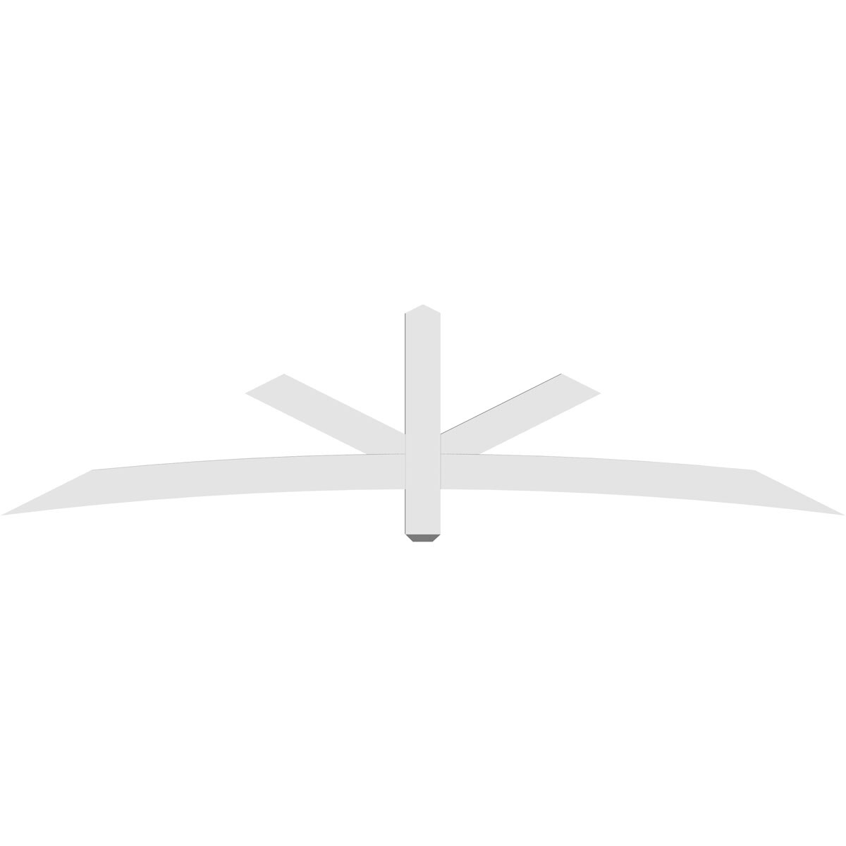 Ekena Millwork GBP096X24X0204ALB00 Exterior-Brackets-Braces - View #4