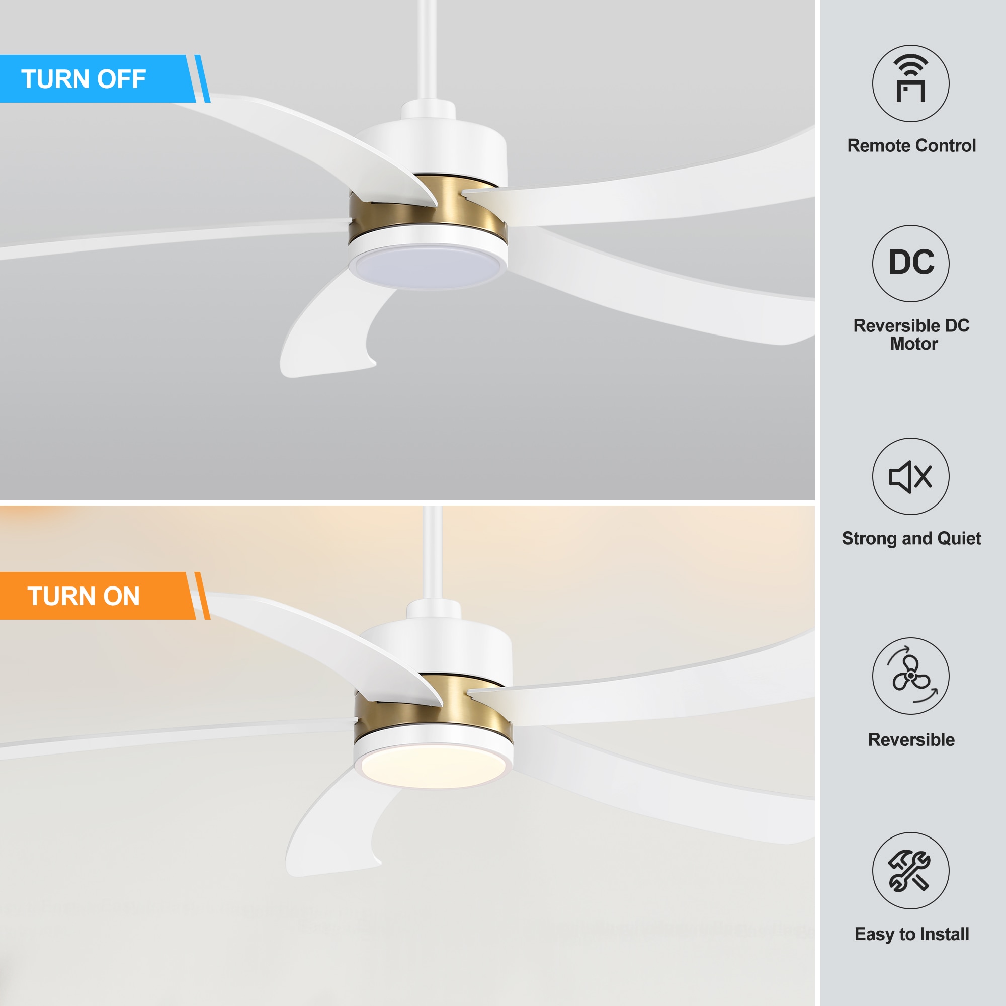 Breezary 32011-GW Ceiling-Fans - View #8
