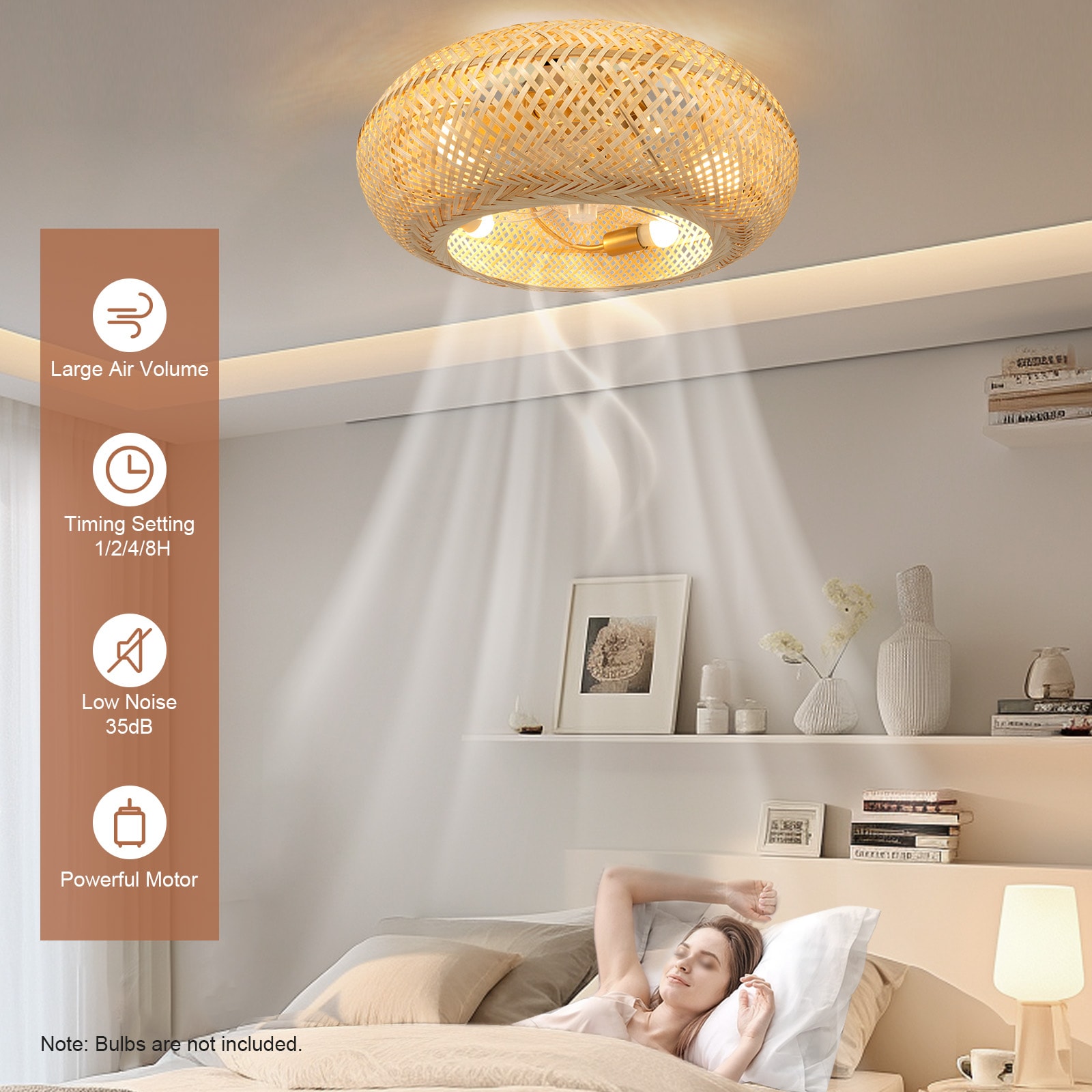 Oukaning JZUCOD2PNSHCX Ceiling-Fans - View #3