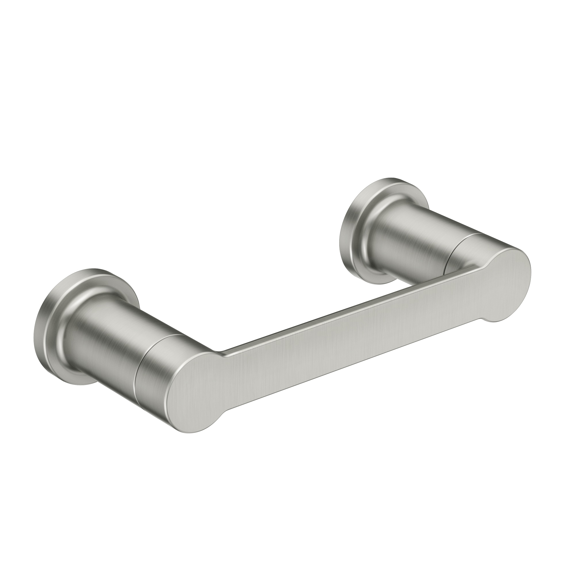 Moen Rinza Brushed Nickel Wall Mount Pivot Toilet Paper Holder in the  Toilet Paper Holders department at