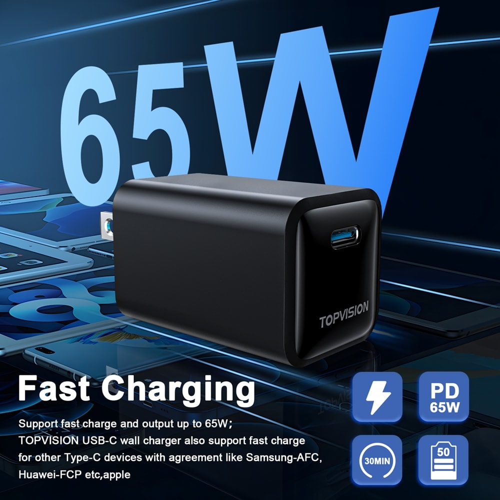 TOPVISION TP-GAN0-65 Mobile-Device-Chargers - View #3