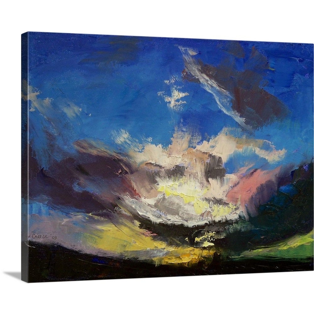 GreatBigCanvas MC0130044-24-20X16 Dragon Cloud Michael Creese 16-in H x 20-in W Abstract Print on Canvas