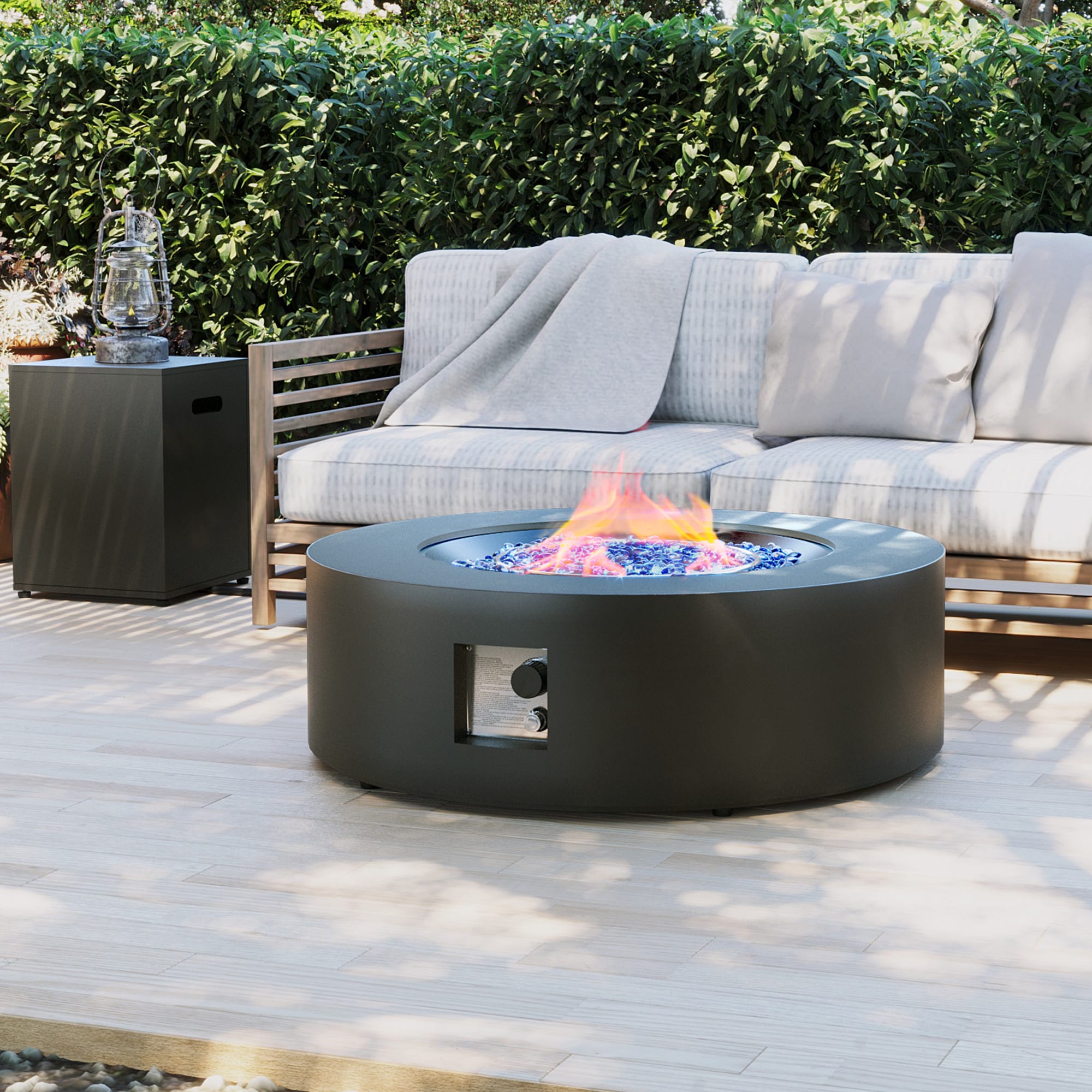 Patio Watcher 42TP-WHITE-KDWST Outdoor-Gas-Firepits - View #6