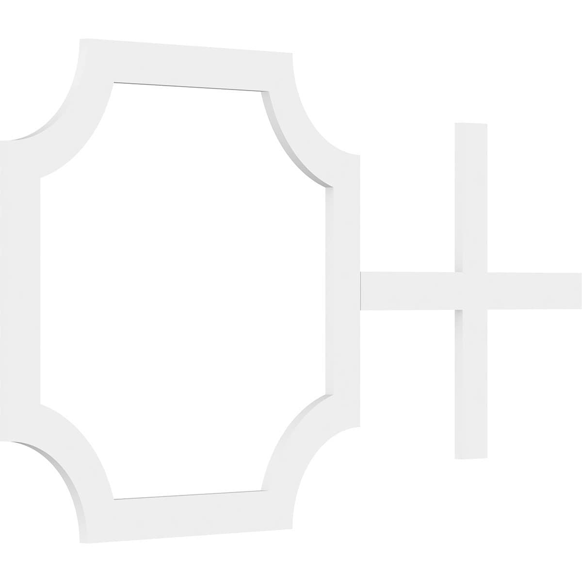 Medium White PVC Decorative Fretwork Wall Panels