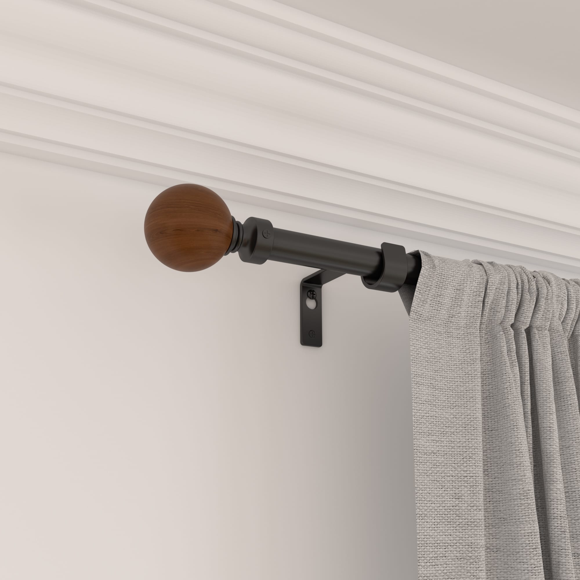 ACROMA 81128BK Curtain-Rods - View #3