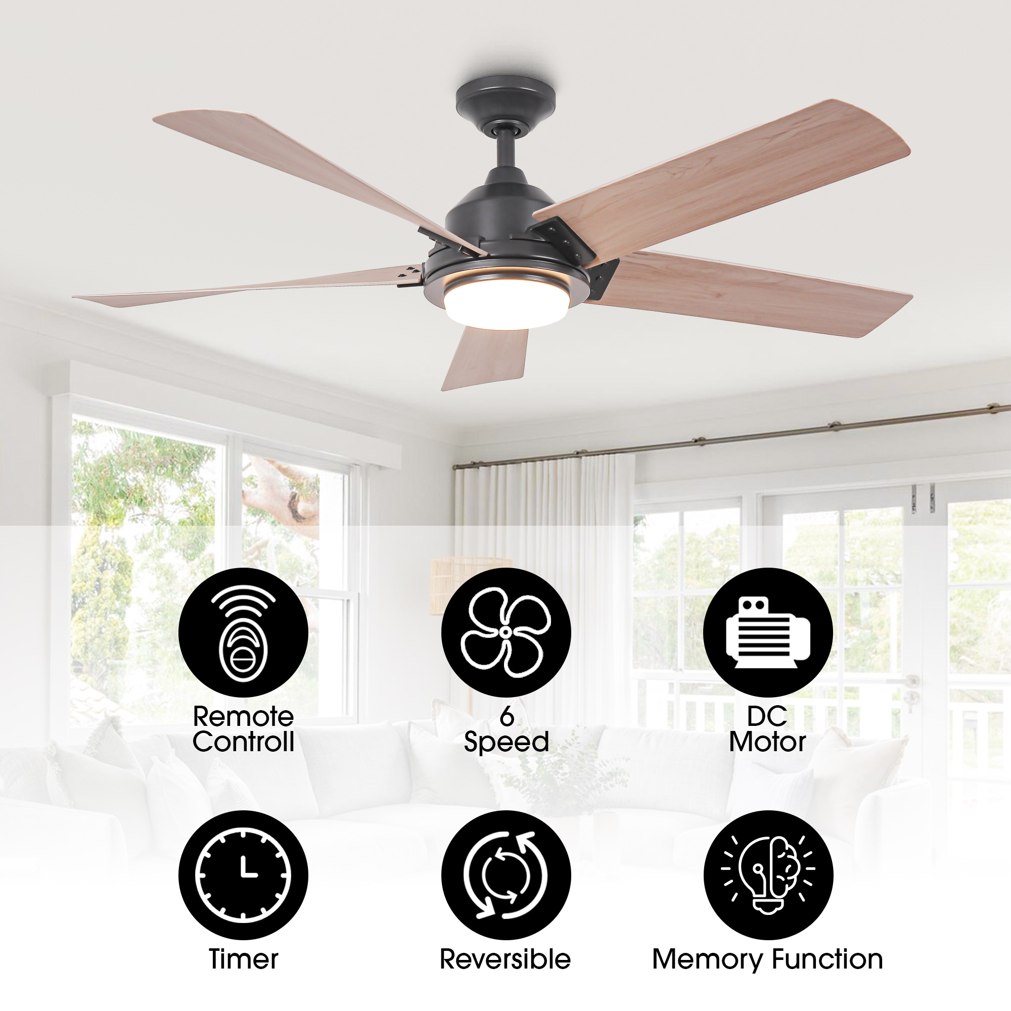 IHOMEadore MDBBF6023 Ceiling-Fans - View #5