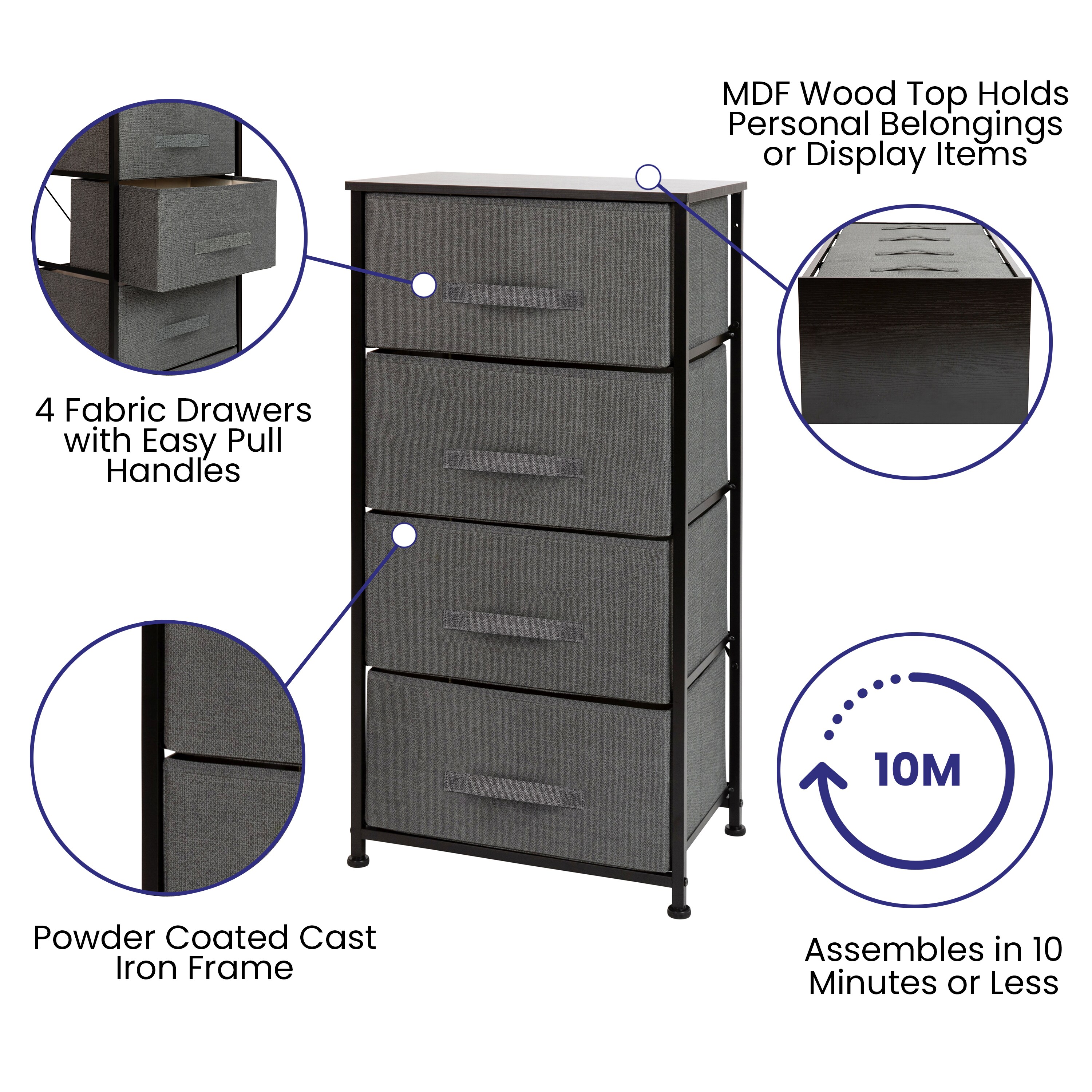 Flash Furniture 889142993599 dressers - View #3