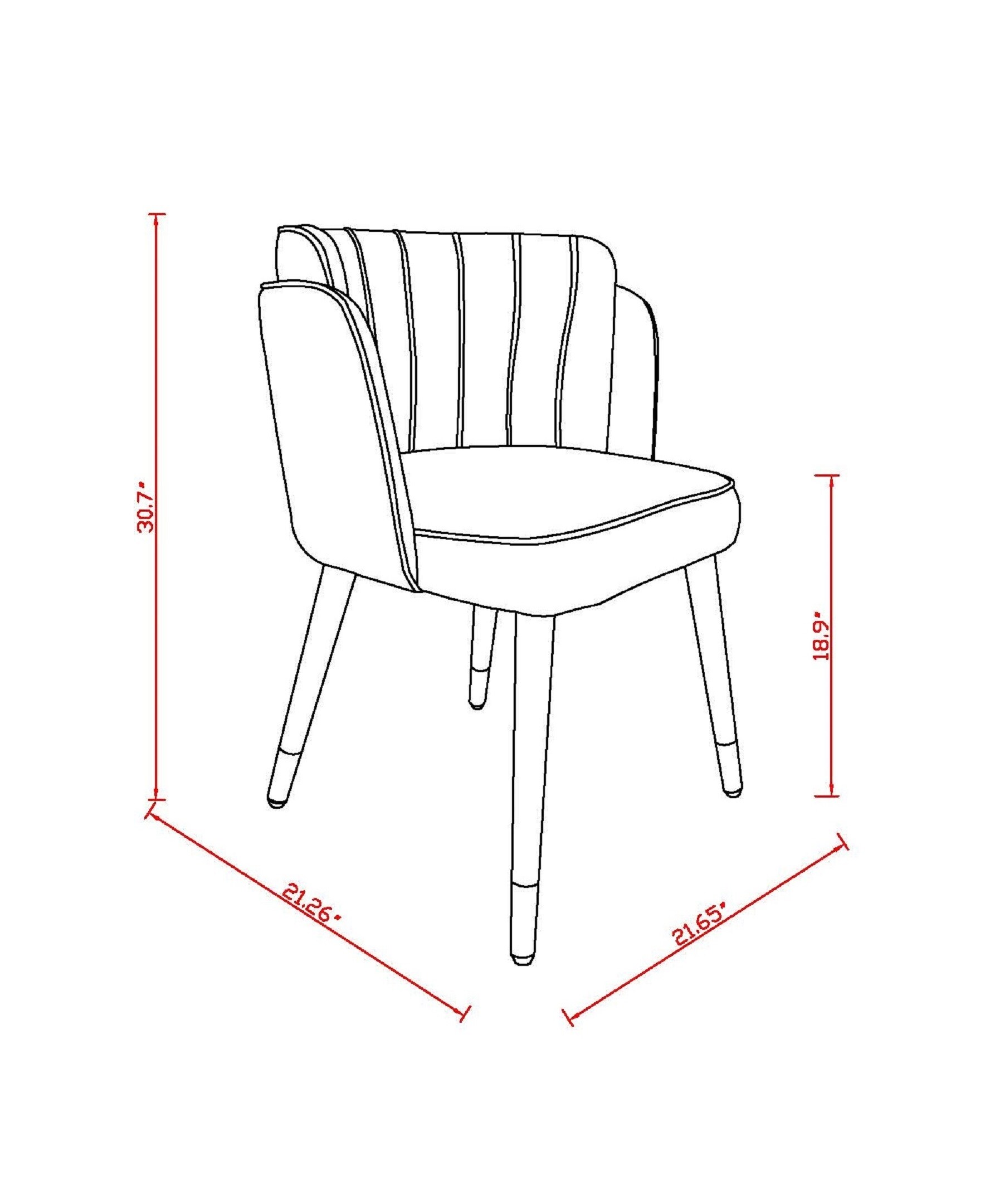 Manhattan Comfort DC043-GR Dining-Chairs - View #3