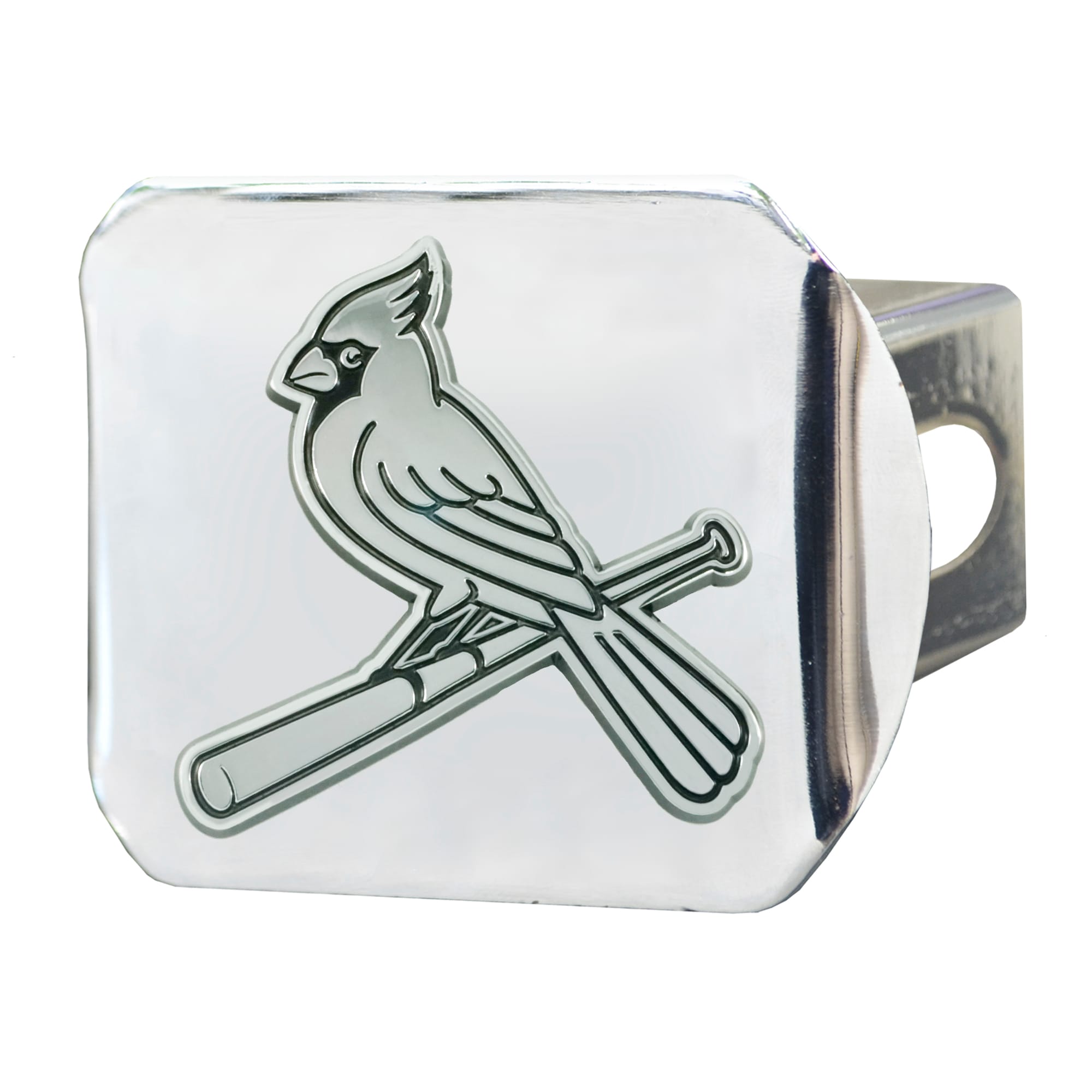 FANMATS St. Louis Cardinals MLB Color Hitch Cover- Black Hitch Cover at