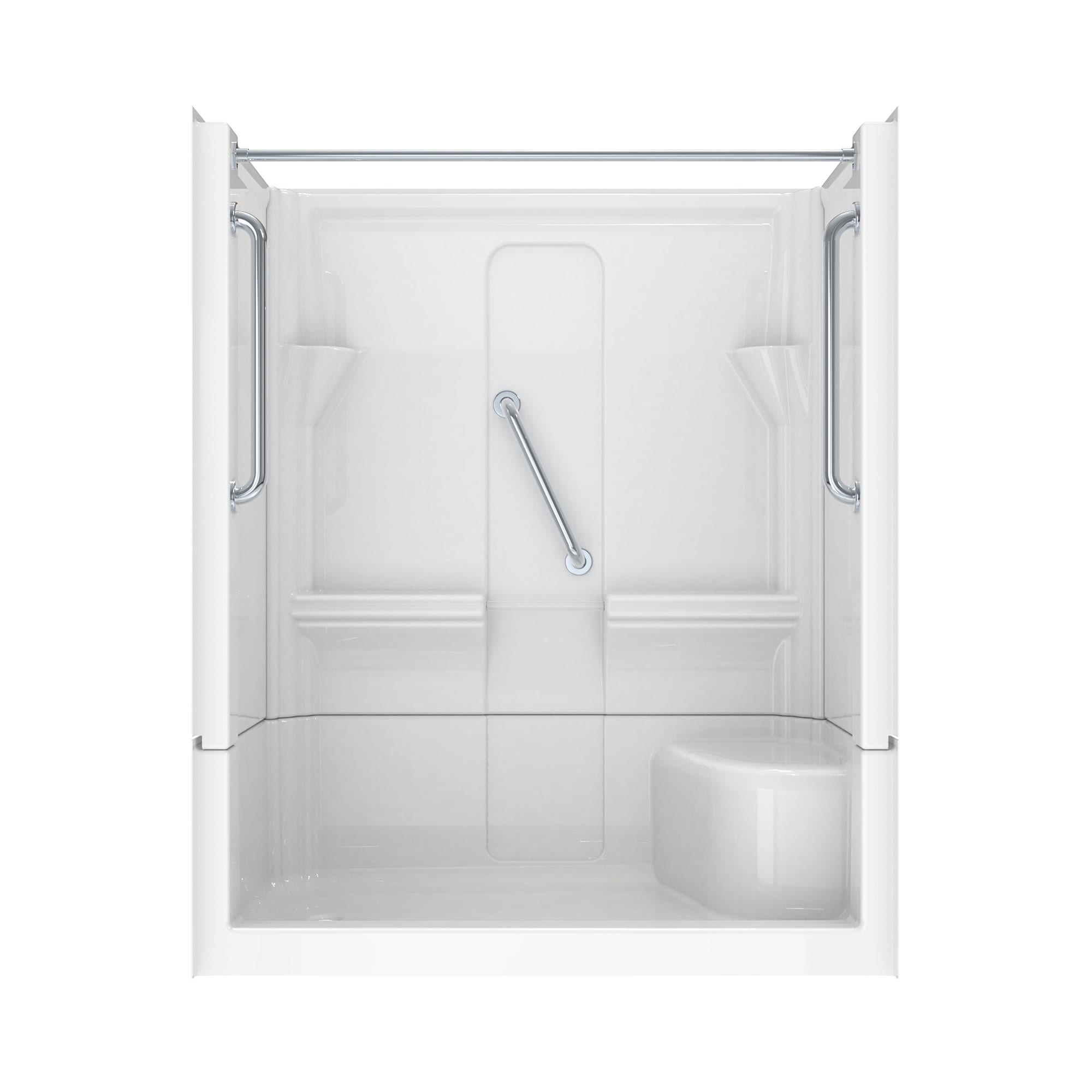 Laurel Mountain 6030SH1S4PSRWC2 Alcove-Shower-Kit - View #2