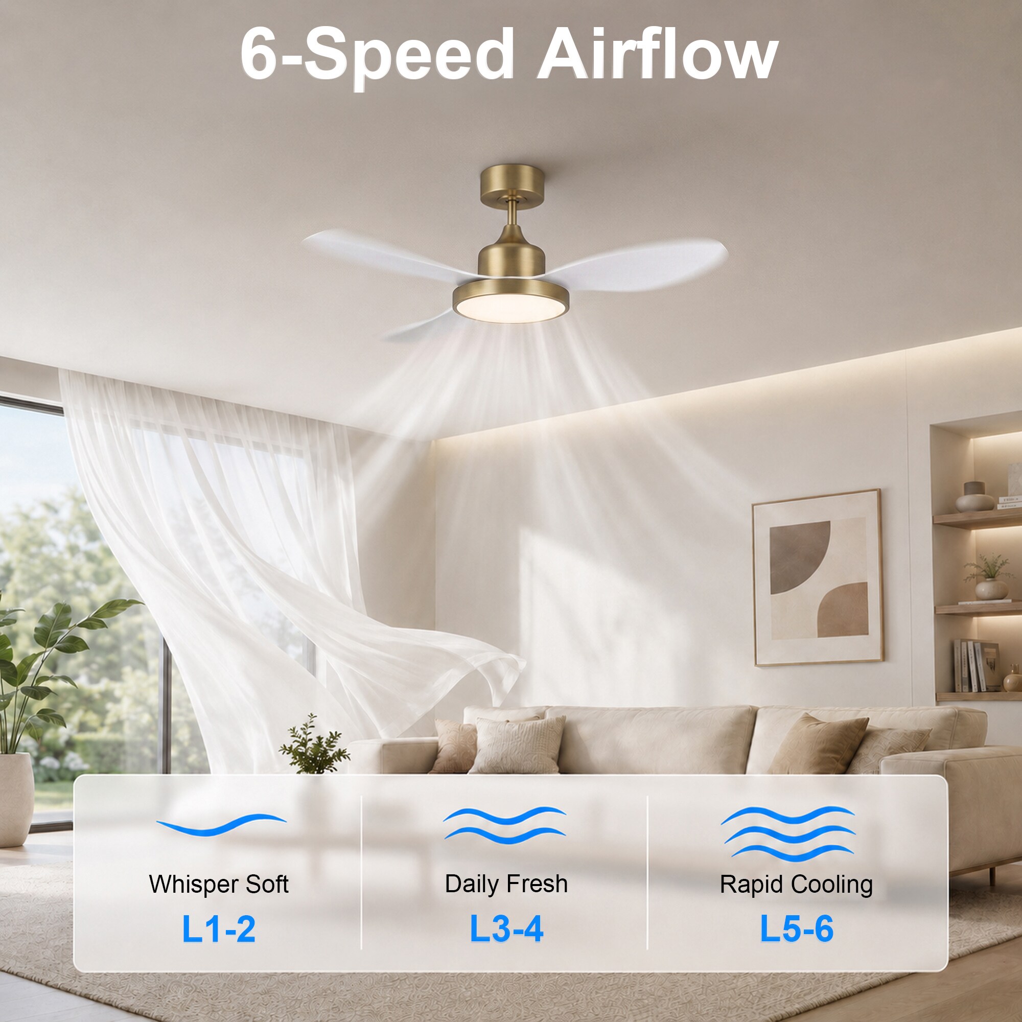 GreenEver CFL-0020-WG42 Ceiling-Fans - View #6