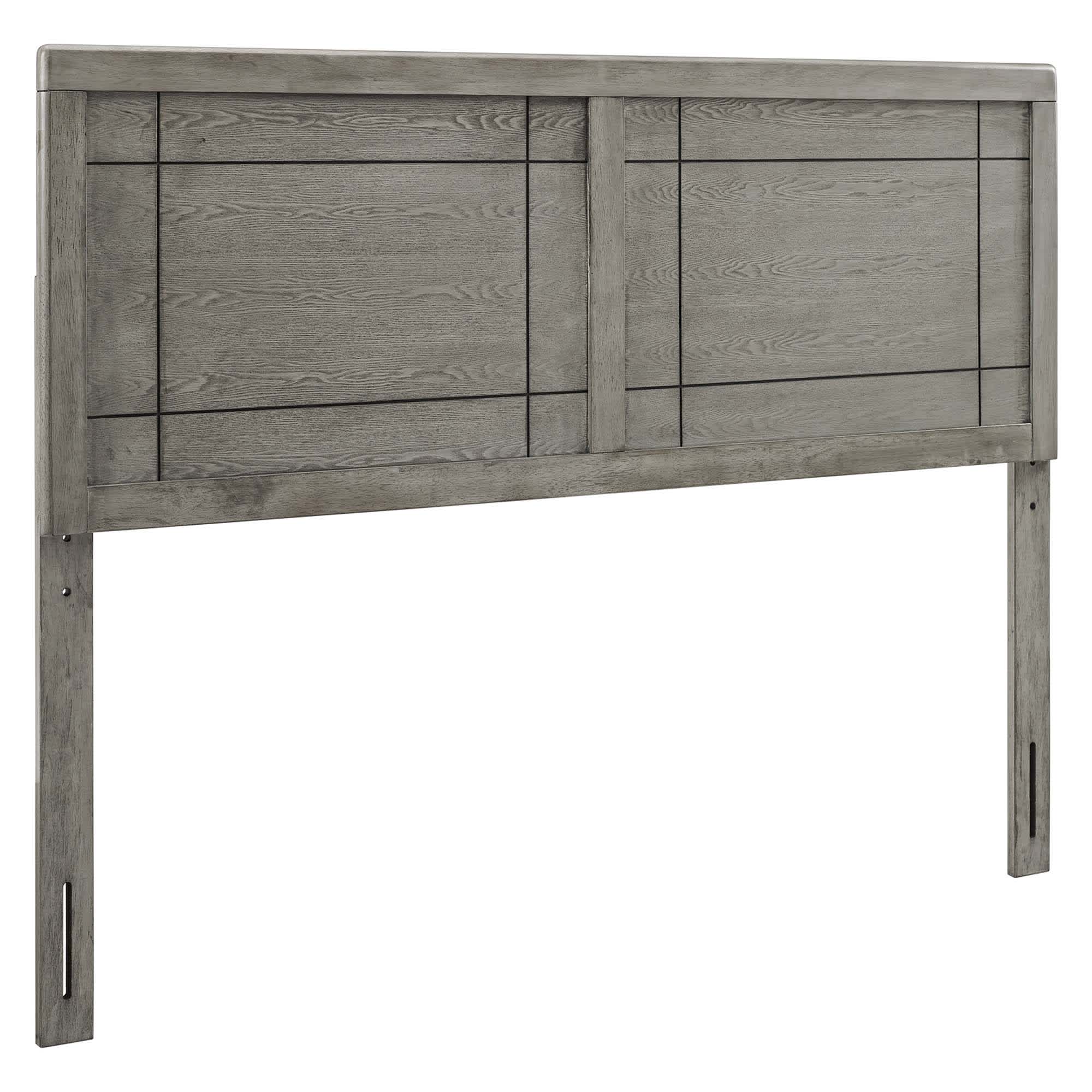  Archie Wood King Headboard in Gray