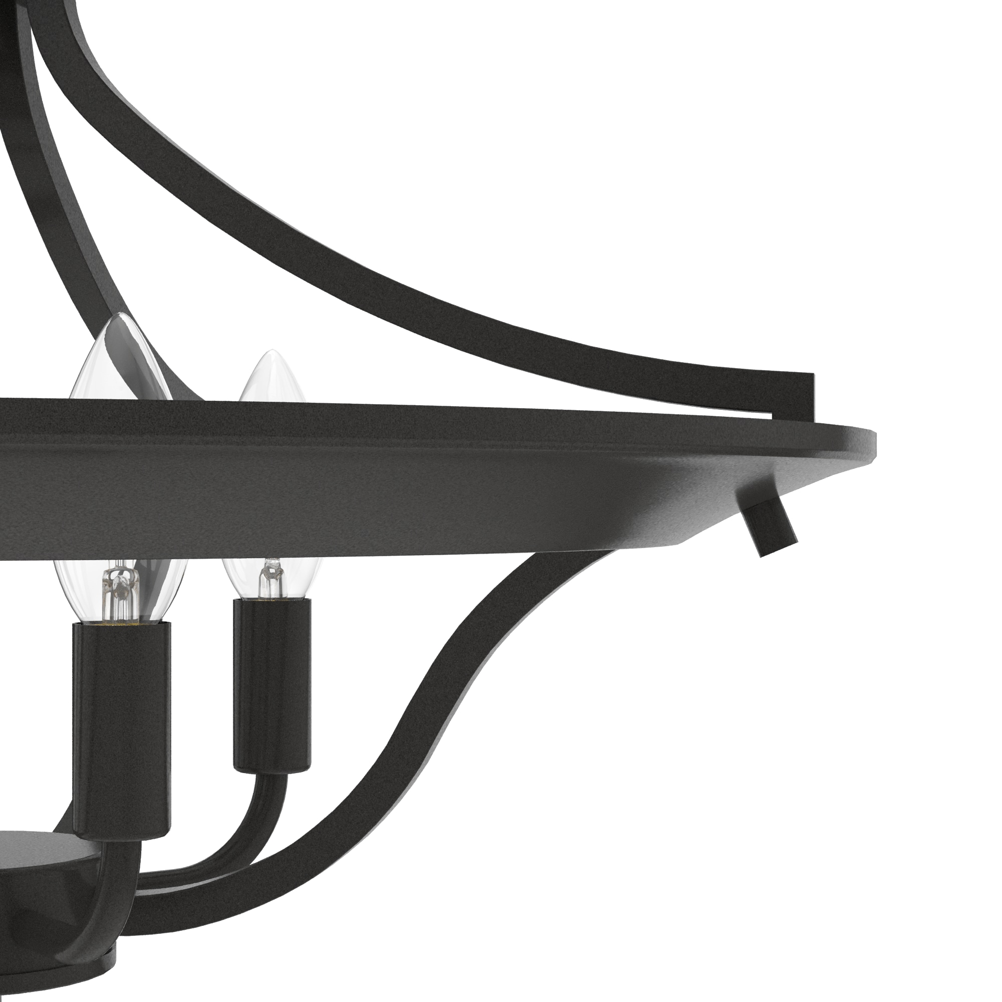 Noble Bronze 18" LED Semi-Flush Mount Ceiling Light